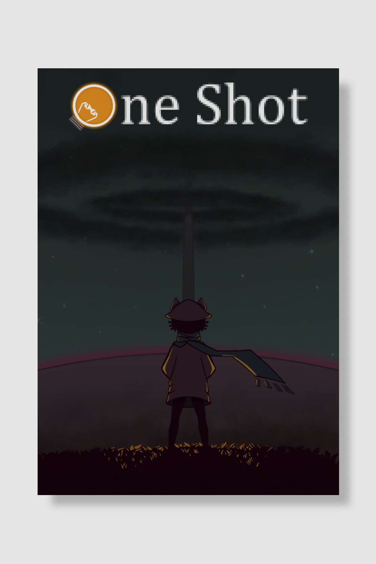 OneShot Oyun Poster Çerçevesiz Yüksek Kalite Oyun Afiş Duvar Poster