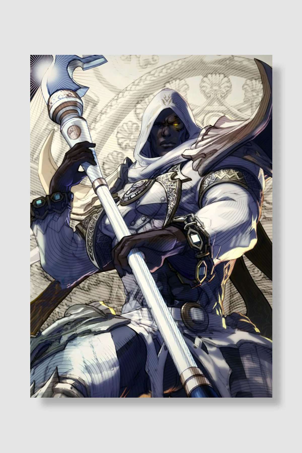 Zasalamel Soulcalibur Oyun Poster Çerçevesiz Yüksek Kalite Oyun Afiş Duvar Poster