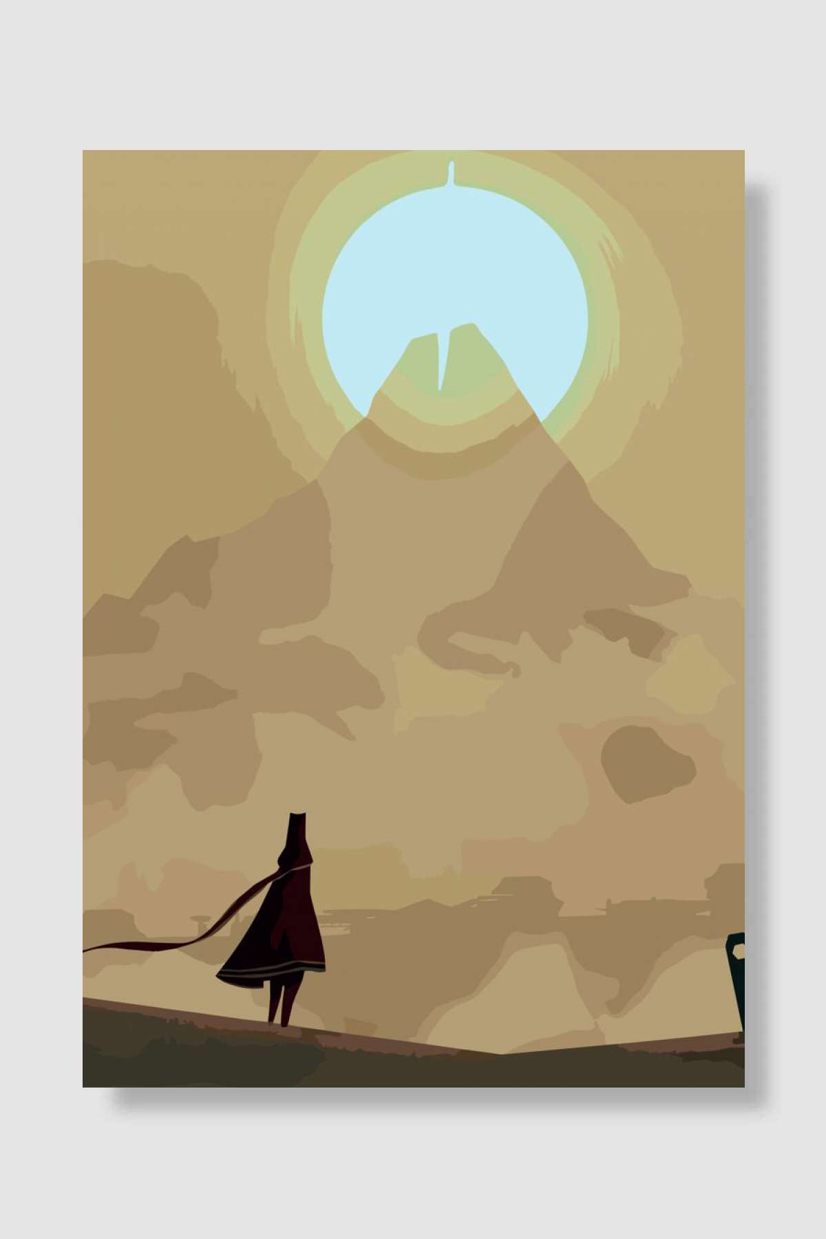 Journey Oyun Poster Çerçevesiz Yüksek Kalite Oyun Afiş Duvar Poster