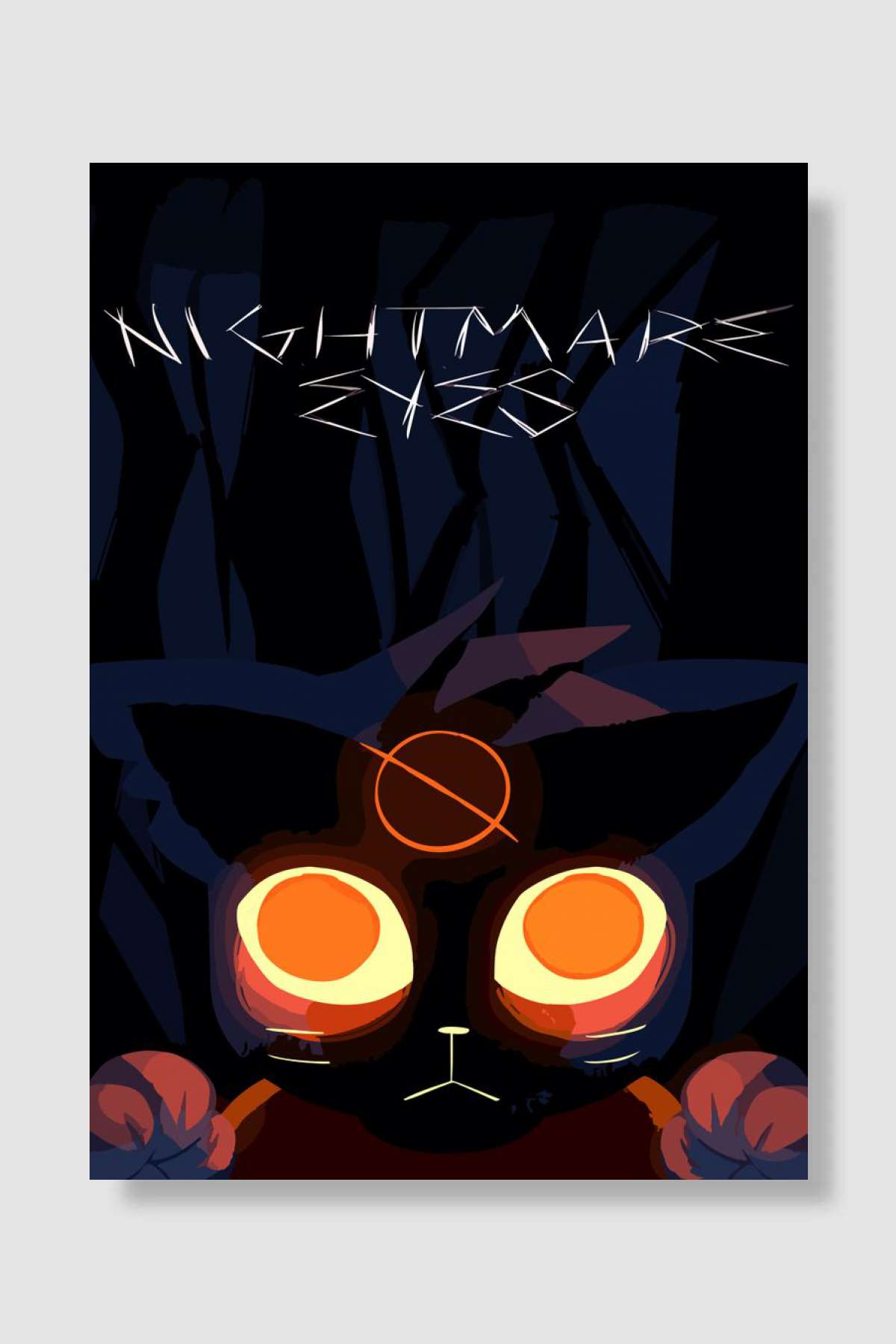night in the woods Oyun Poster Çerçevesiz Yüksek Kalite Oyun Afiş Duvar Poster