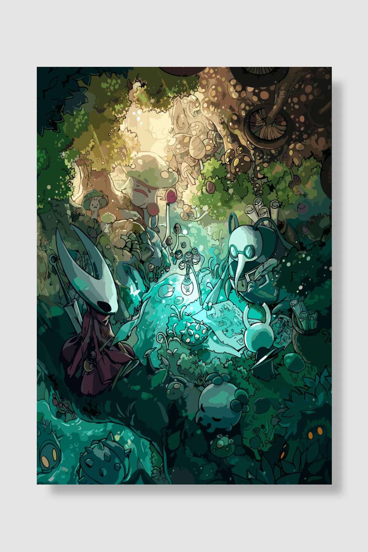 Hollow knight gaming Oyun Poster Çerçevesiz Yüksek Kalite Oyun Afiş Duvar Poster