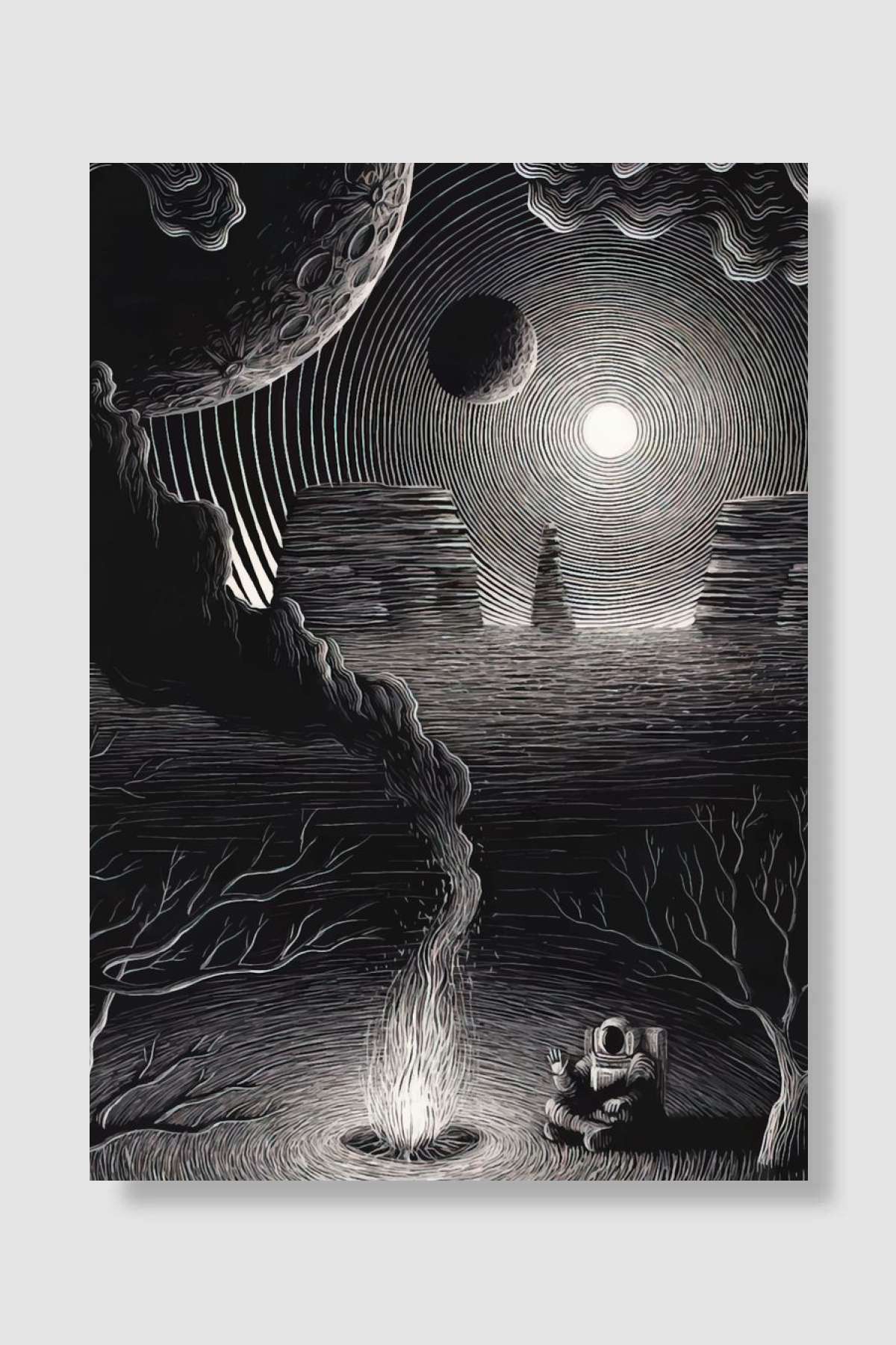 outer wilds Oyun Poster Çerçevesiz Yüksek Kalite Oyun Afiş Duvar Poster