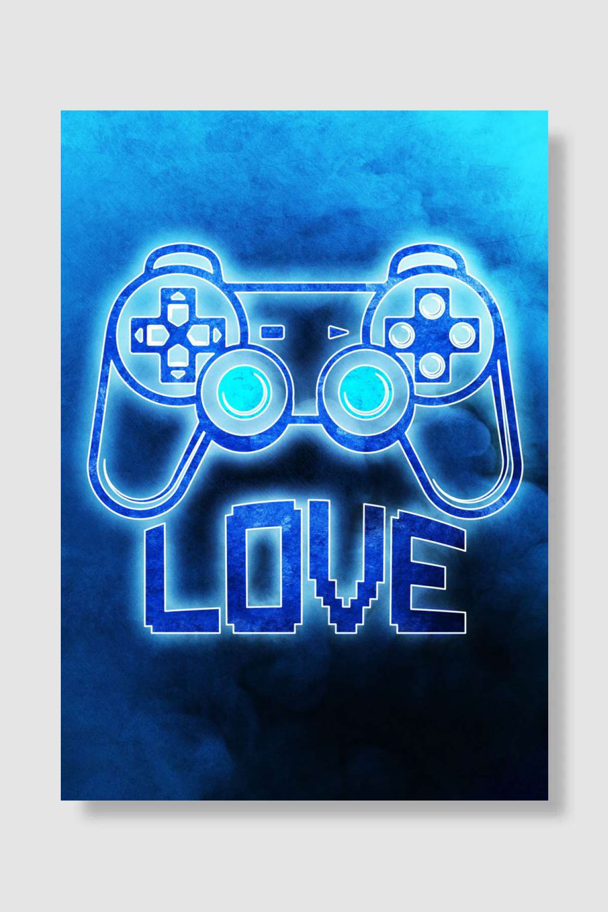 love gaming gamer angry Oyun Poster Çerçevesiz Yüksek Kalite Oyun Afiş Duvar Poster - En İyi Fiyatlarla