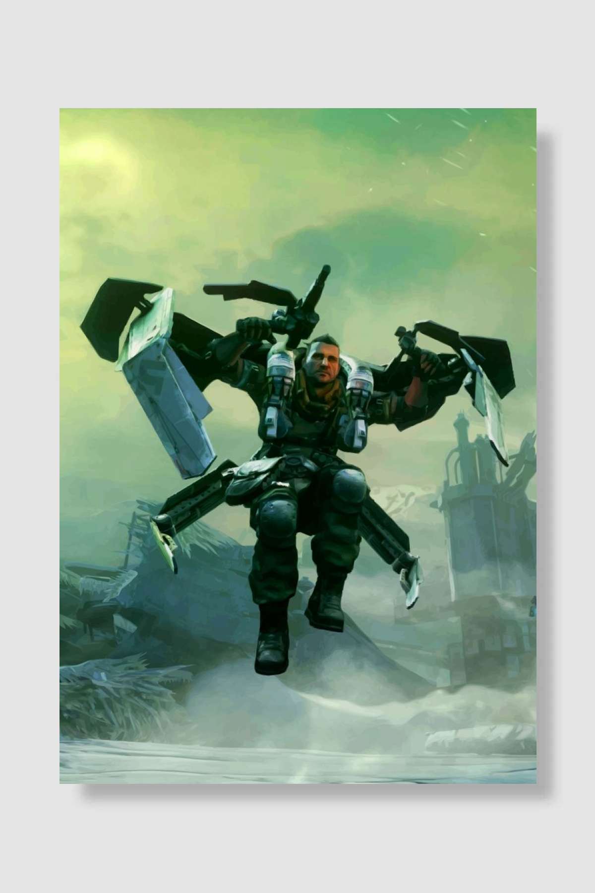 Killzone Oyun Poster Çerçevesiz Yüksek Kalite Oyun Afiş Duvar Poster