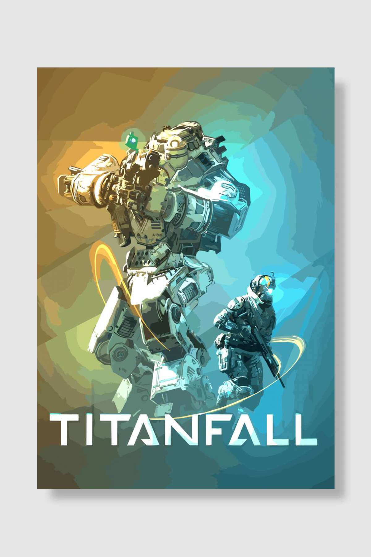 titanfall 2 Oyun Poster Çerçevesiz Yüksek Kalite Oyun Afiş Duvar Poster