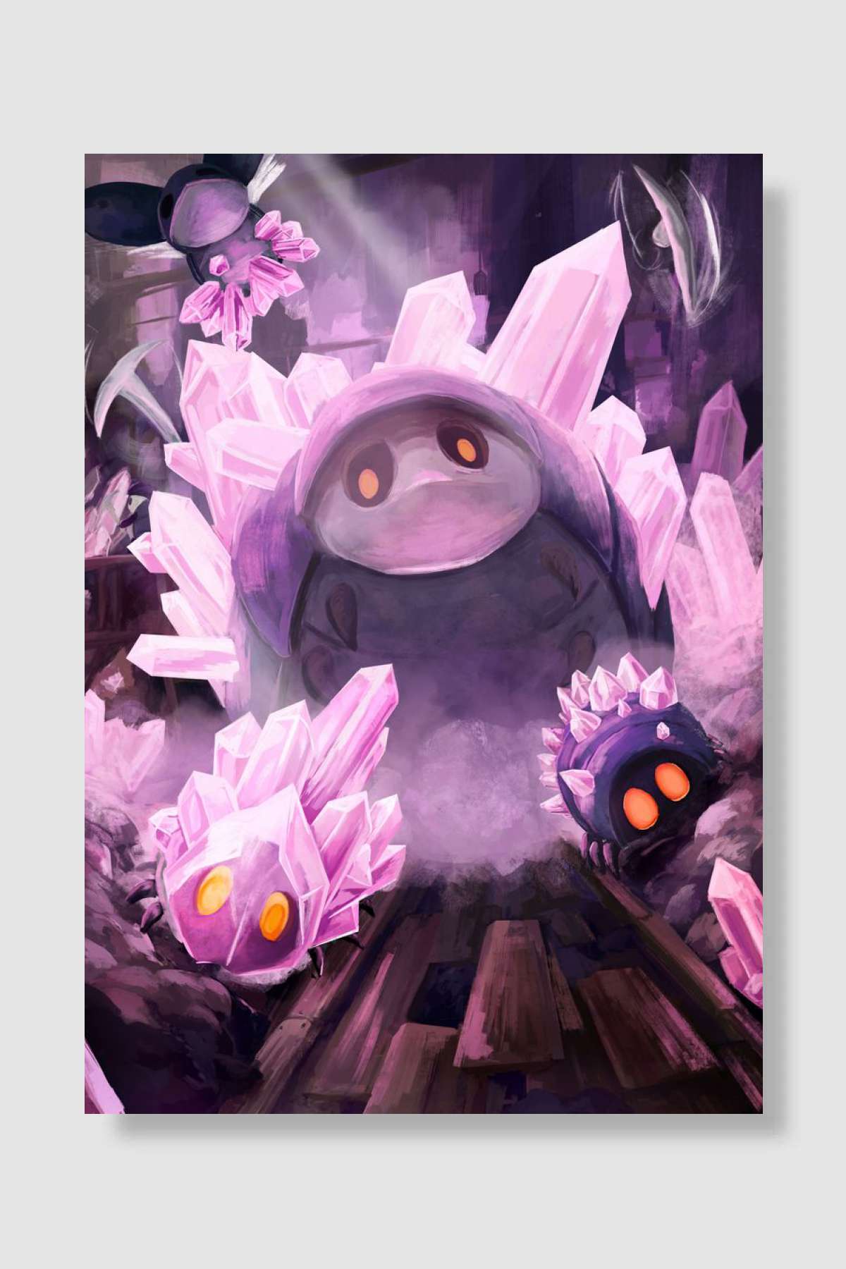 Crystal Peak Oyun Poster Çerçevesiz Yüksek Kalite Oyun Afiş Duvar Poster