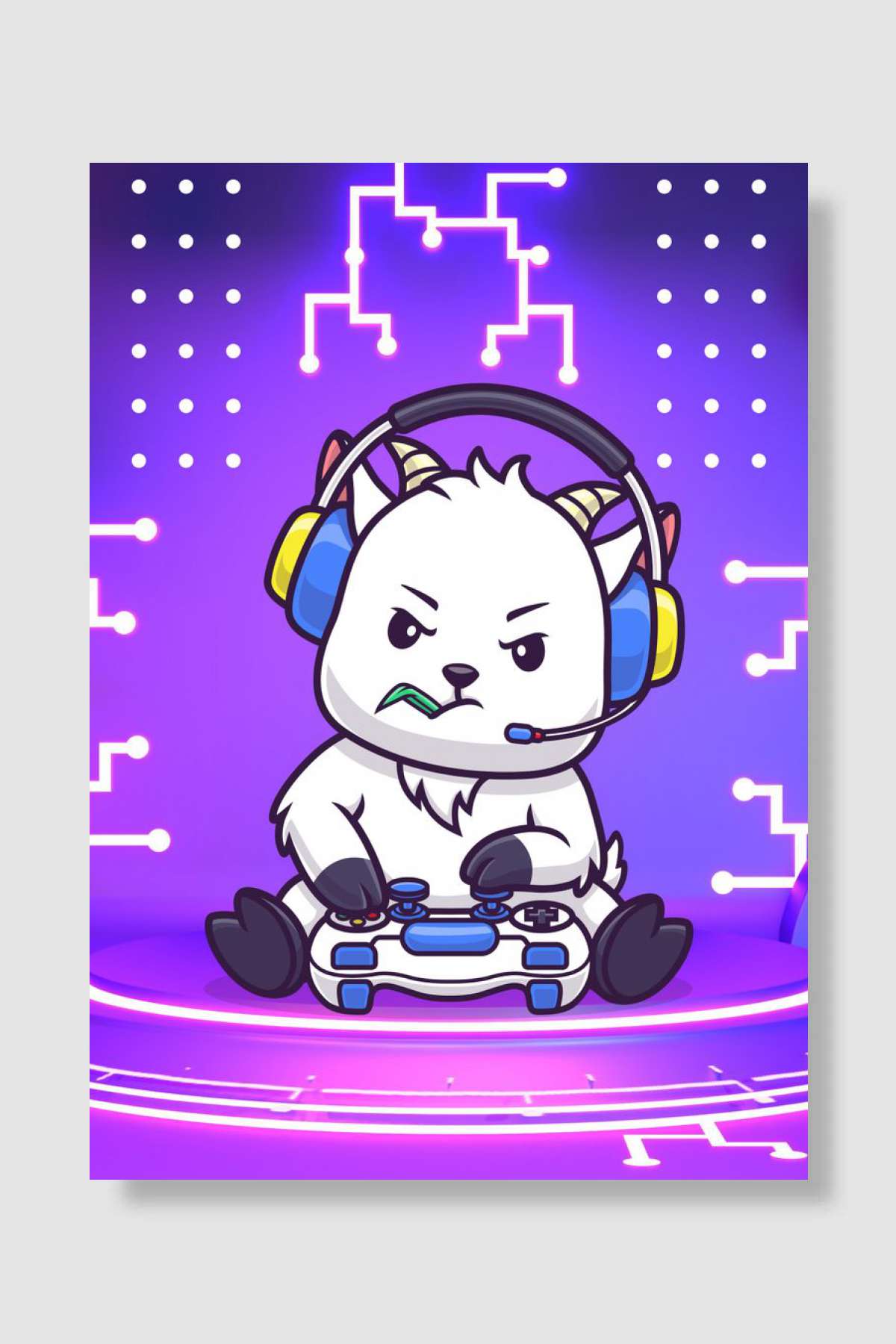 Children Gamer Oyun Poster Çerçevesiz Yüksek Kalite Oyun Afiş Duvar Poster