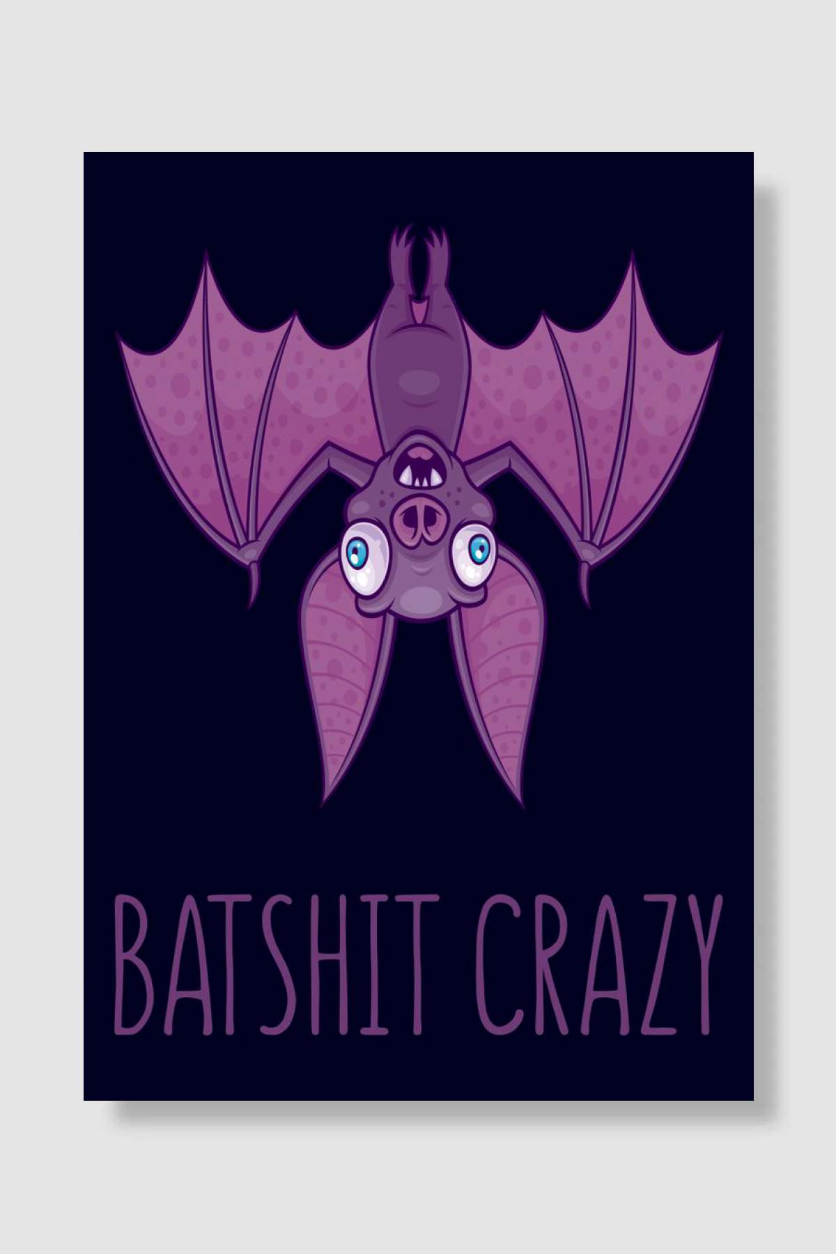 Batshit Crazy Bat Oyun Poster Çerçevesiz Yüksek Kalite Oyun Afiş Duvar Poster
