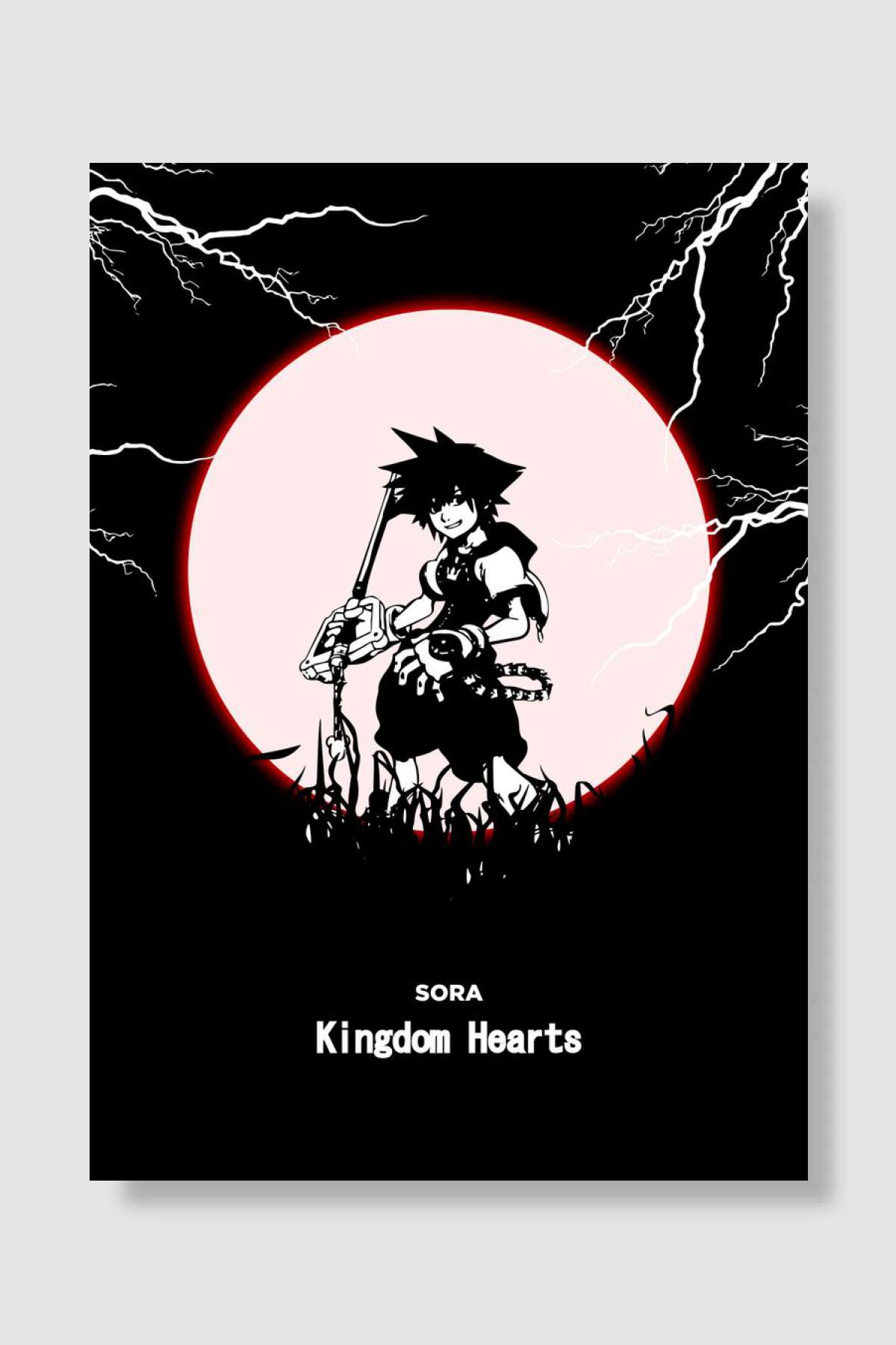 Sora Oyun Poster Çerçevesiz Yüksek Kalite Oyun Afiş Duvar Poster