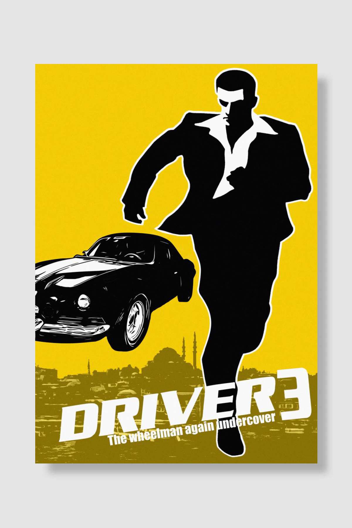 Driver 3 undercover Oyun Poster Çerçevesiz Yüksek Kalite Oyun Afiş Duvar Poster
