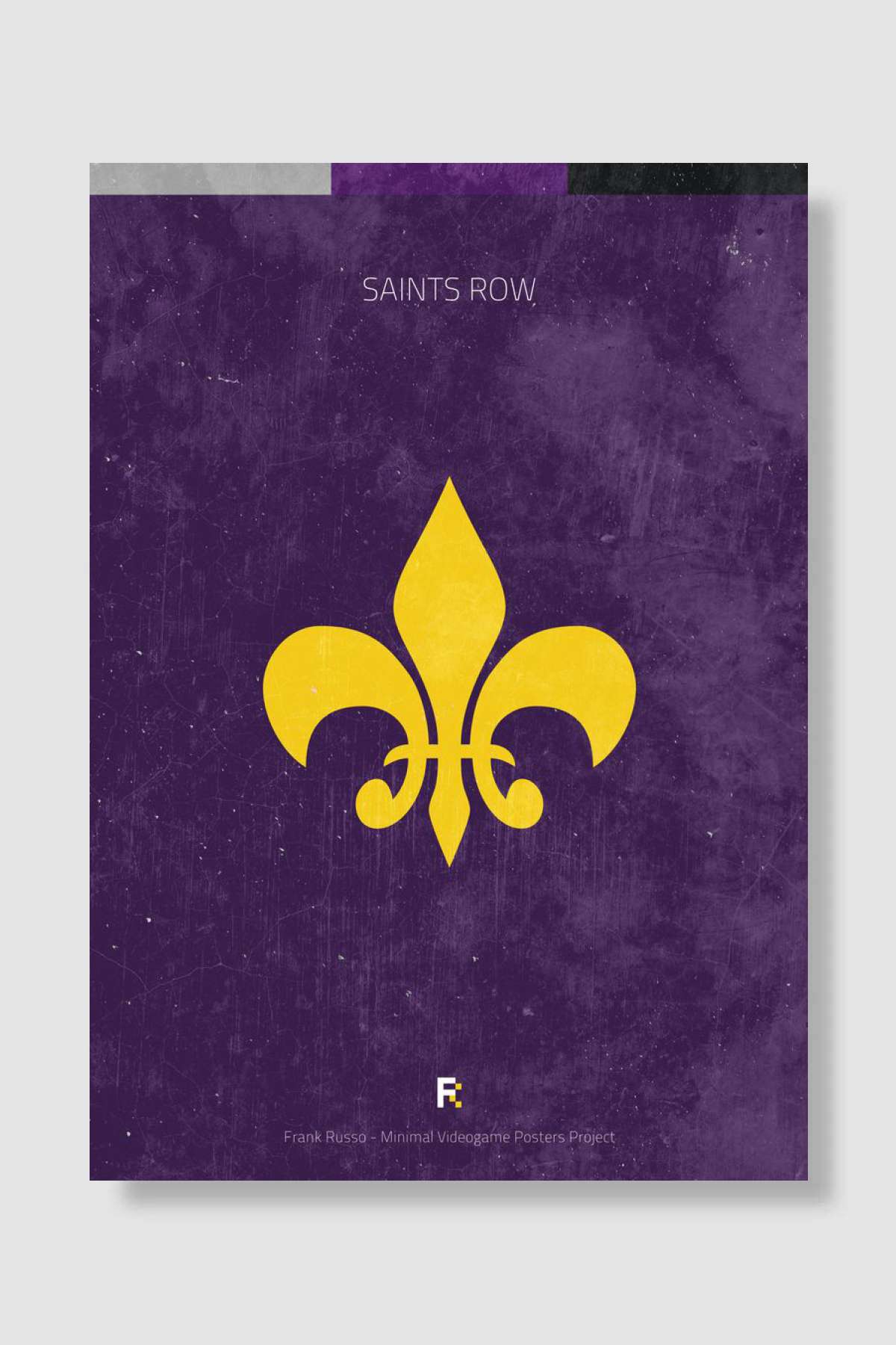 Saints Row. Minimal Videogame Poster. Oyun Poster Çerçevesiz Yüksek Kalite Oyun Afiş Duvar Poster