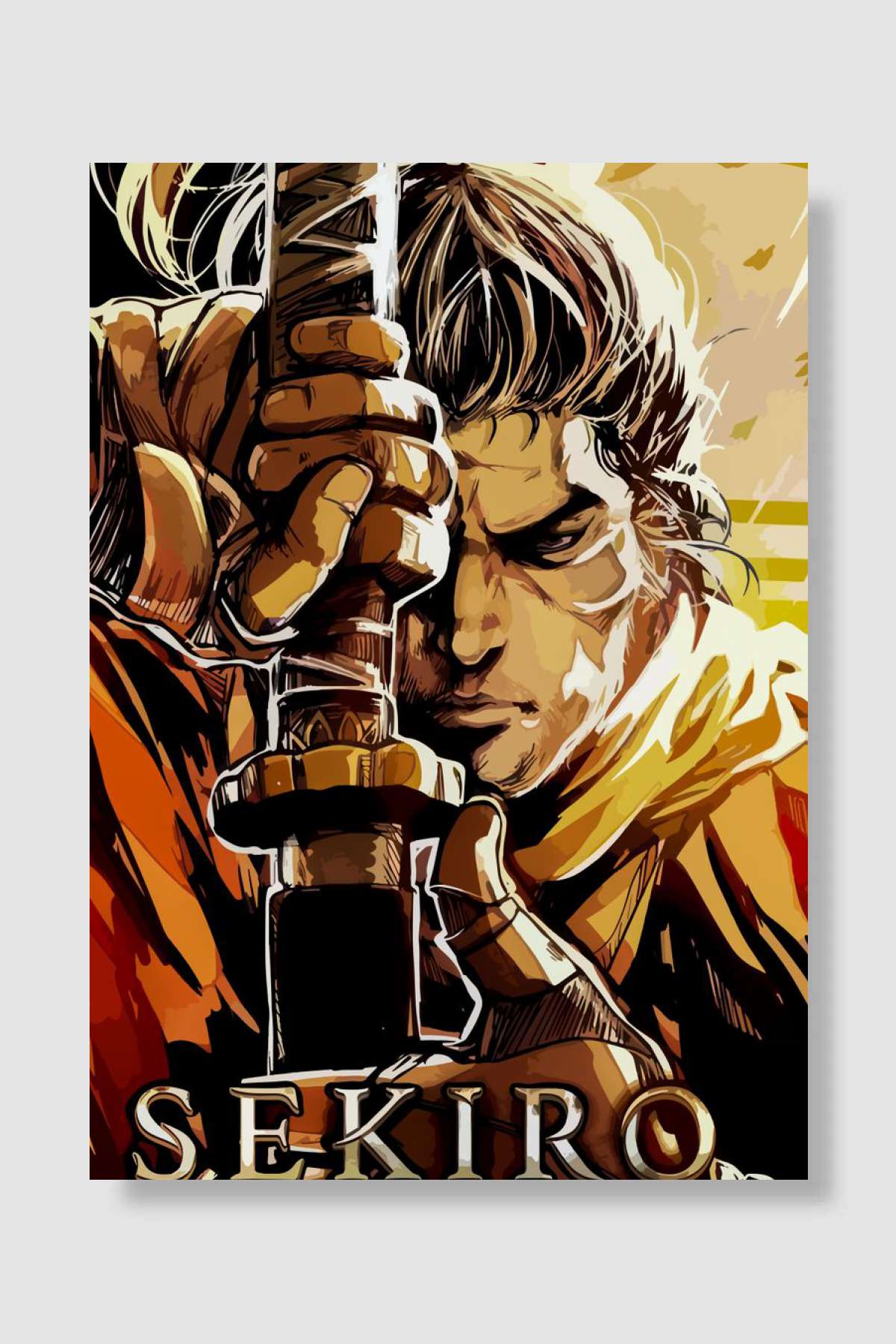 sekiro Oyun Poster Çerçevesiz Yüksek Kalite Oyun Afiş Duvar Poster