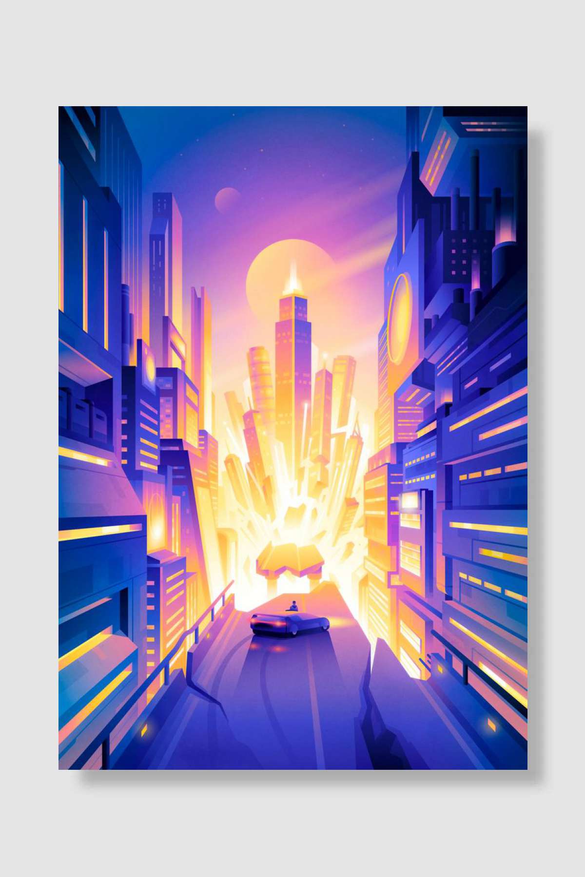 Destruction Oyun Poster Çerçevesiz Yüksek Kalite Oyun Afiş Duvar Poster