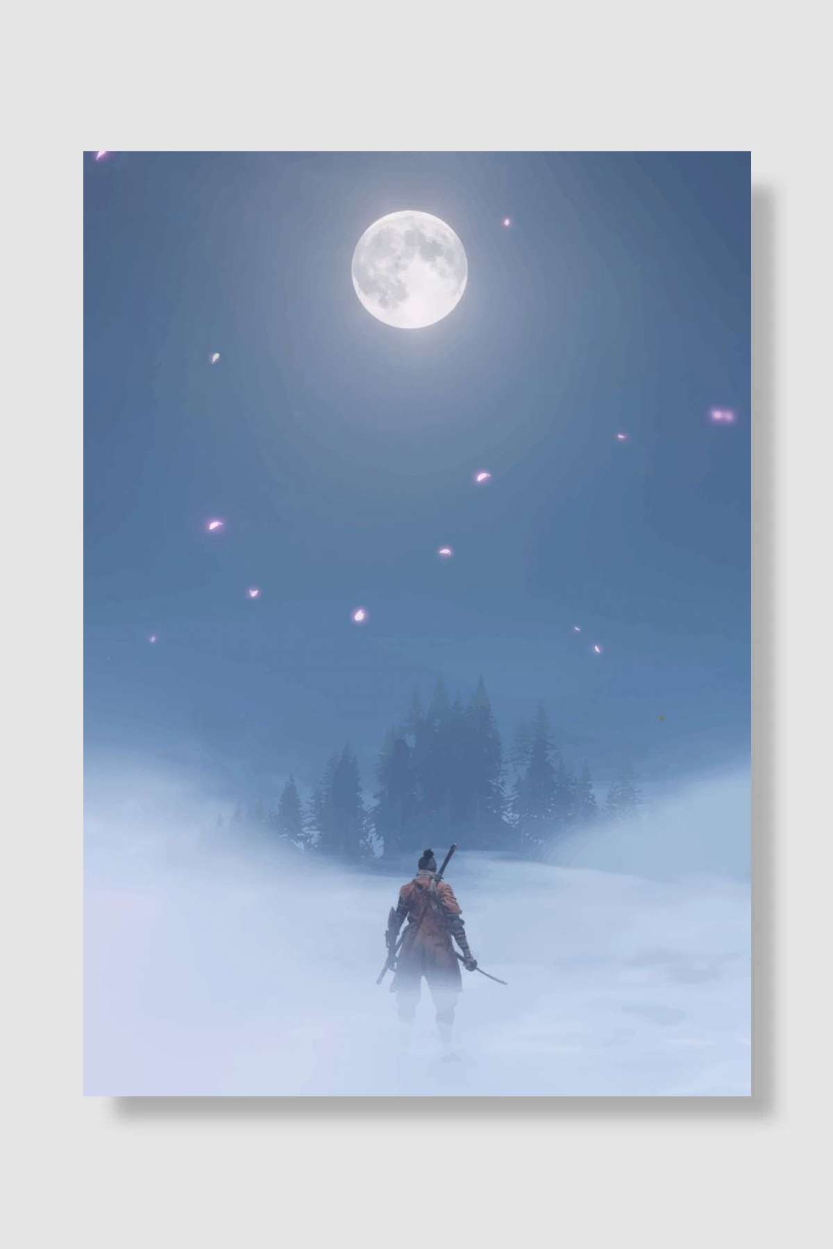 Sekiro Game Oyun Poster Çerçevesiz Yüksek Kalite Oyun Afiş Duvar Poster