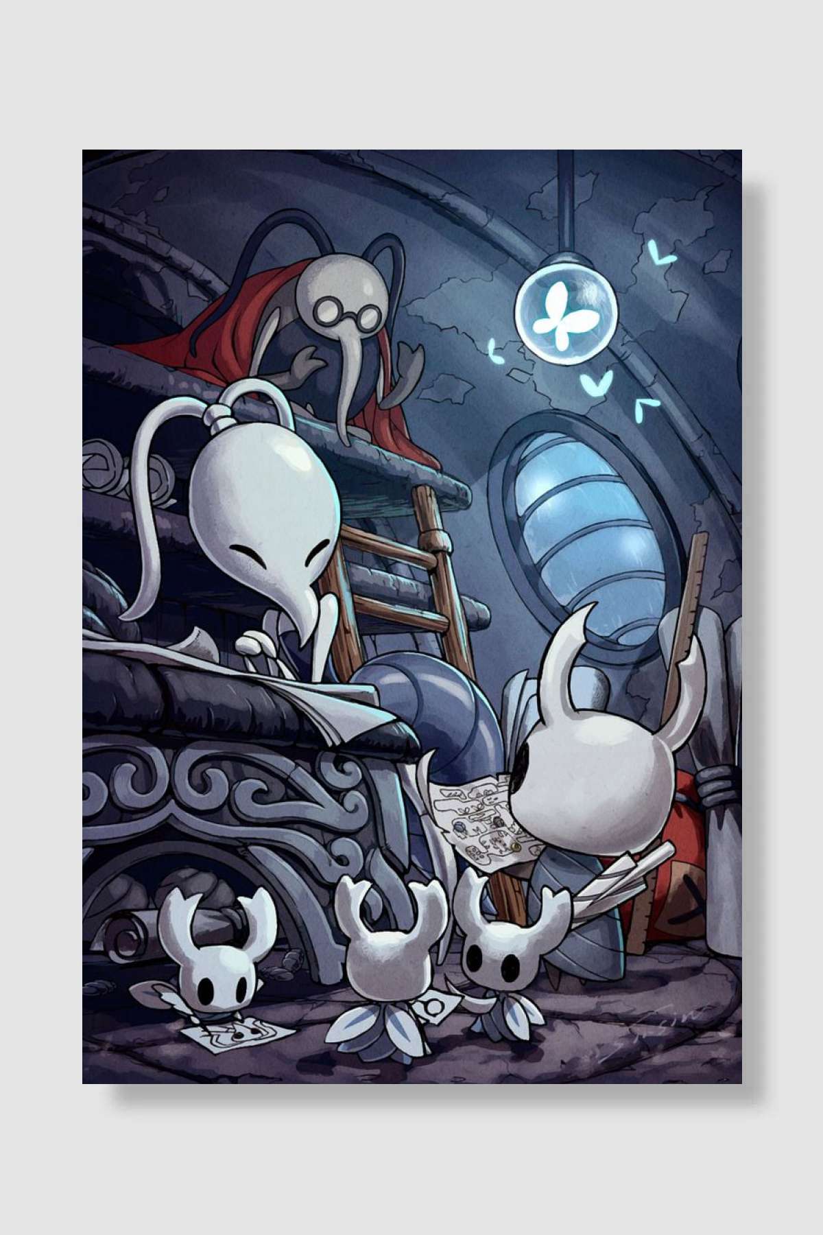 Knight Oyun Poster Çerçevesiz Yüksek Kalite Oyun Afiş Duvar Poster