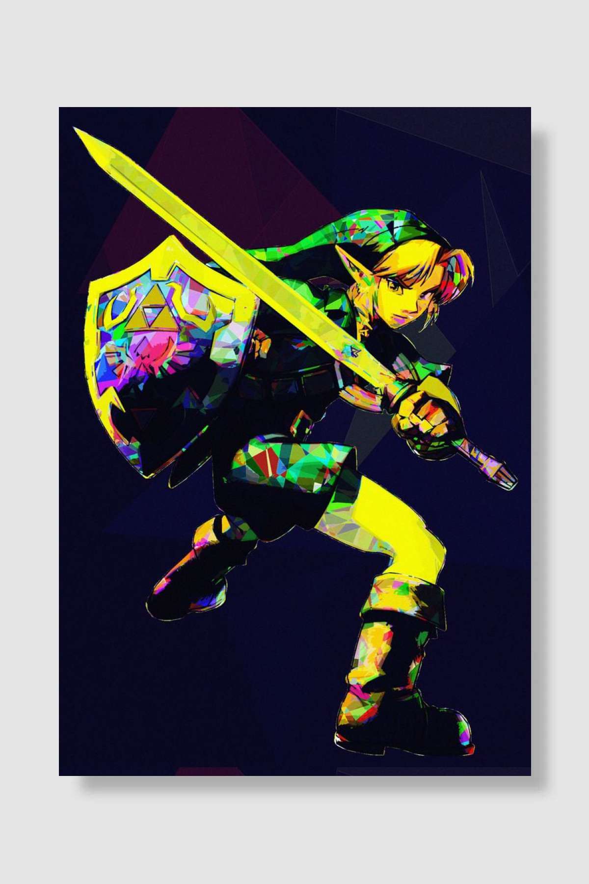 link Oyun Poster Çerçevesiz Yüksek Kalite Oyun Afiş Duvar Poster