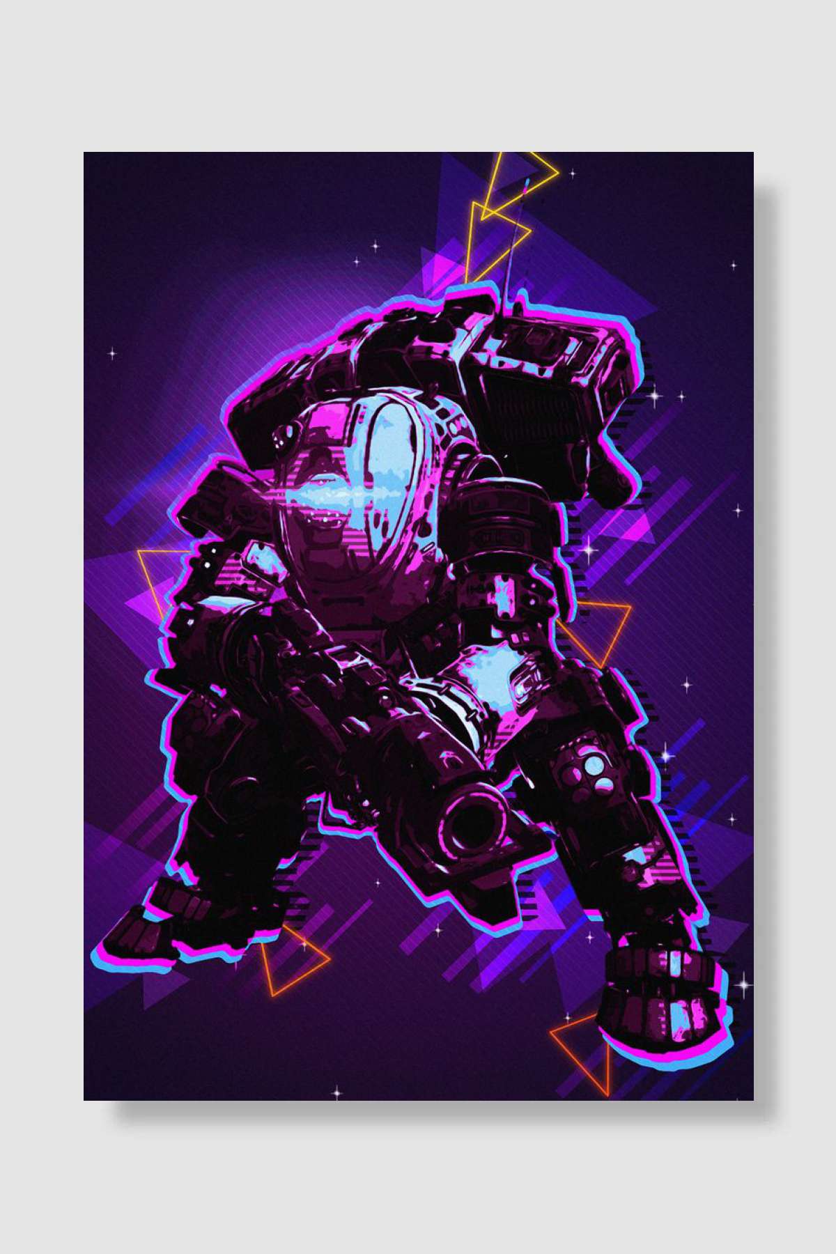 Titanfall Oyun Poster Çerçevesiz Yüksek Kalite Oyun Afiş Duvar Poster