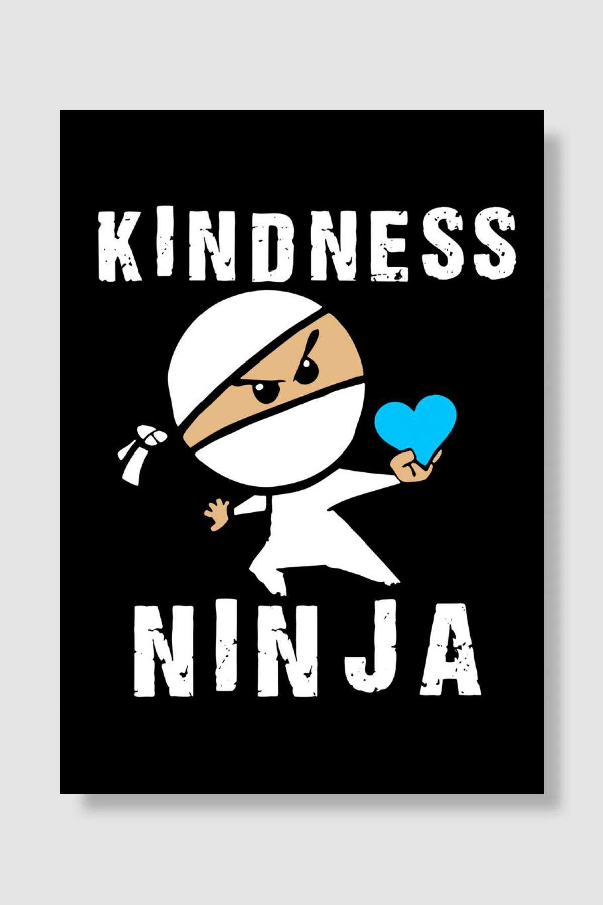 Kindness Ninja Oyun Poster Çerçevesiz Yüksek Kalite Oyun Afiş Duvar Poster