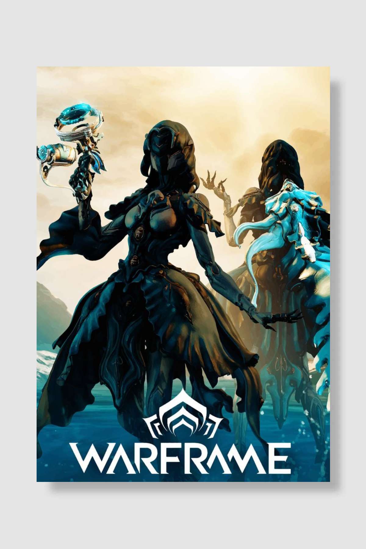 warframe Oyun Poster Çerçevesiz Yüksek Kalite Oyun Afiş Duvar Poster