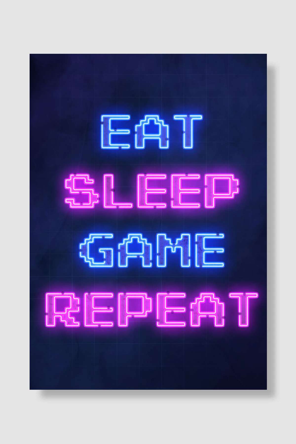 Gaming Quotes Oyun Poster Çerçevesiz Yüksek Kalite Oyun Afiş Duvar Poster