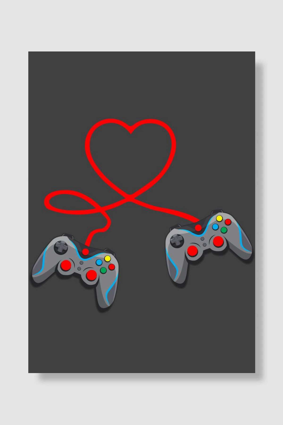 Video Game Controller Oyun Poster Çerçevesiz Yüksek Kalite Oyun Afiş Duvar Poster - En İyi Fiyatlarla