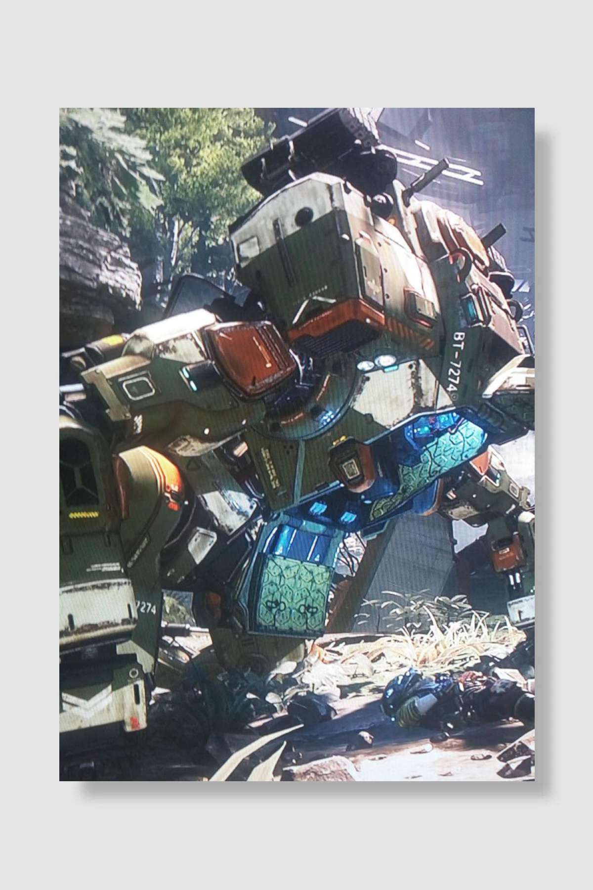 Long Titan Fall Oyun Poster Çerçevesiz Yüksek Kalite Oyun Afiş Duvar Poster