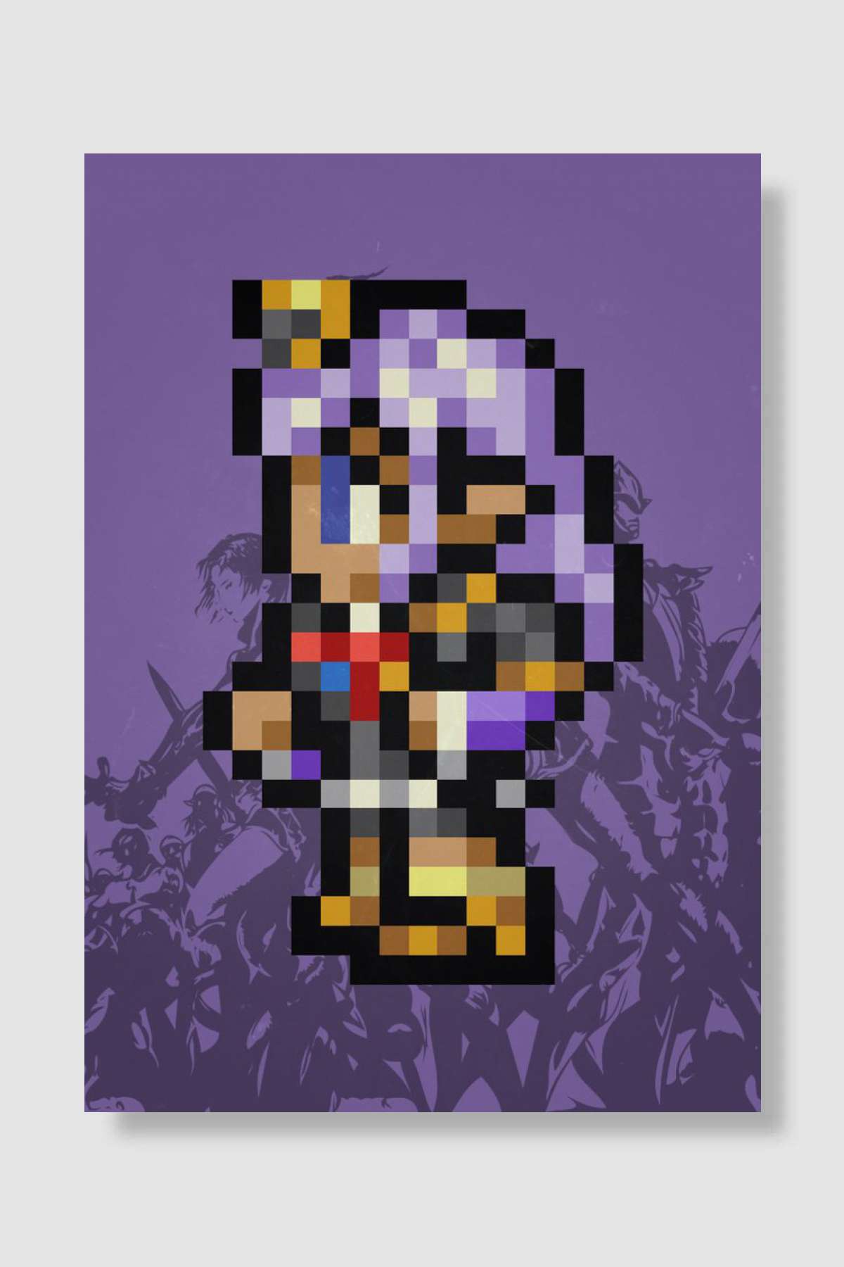 FF XI PRISHE Pixel Sprite Oyun Poster Çerçevesiz Yüksek Kalite Oyun Afiş Duvar Poster - En İyi Fiyatlarla