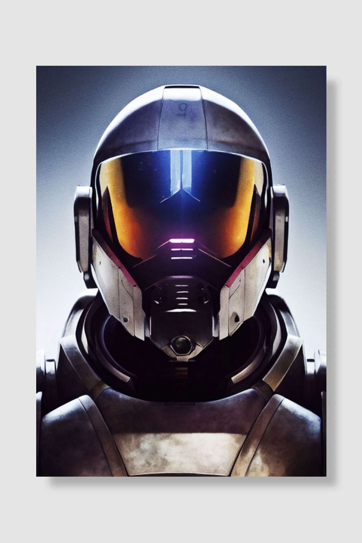 Robot Pilot Oyun Poster Çerçevesiz Yüksek Kalite Oyun Afiş Duvar Poster