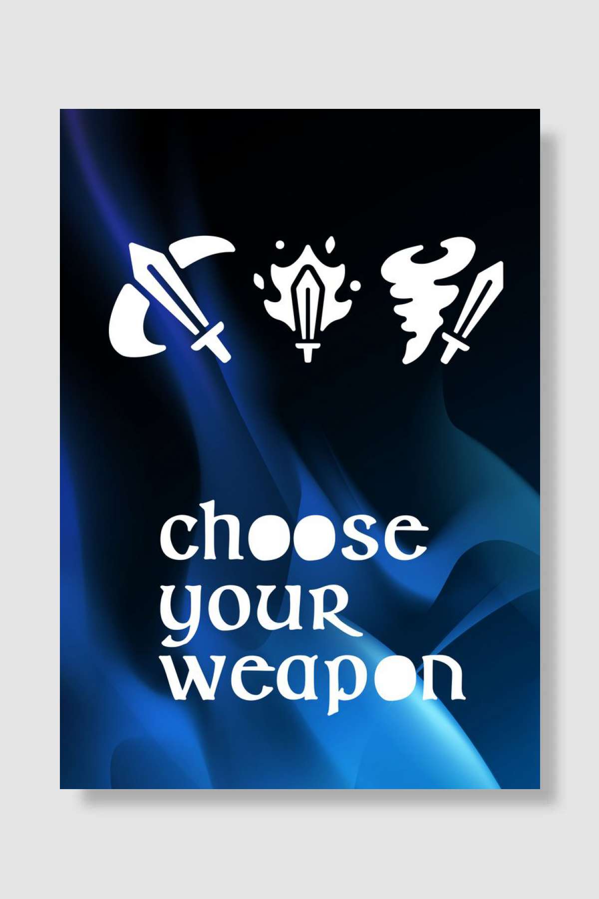 Choose your effects Oyun Poster Çerçevesiz Yüksek Kalite Oyun Afiş Duvar Poster - En İyi Fiyatlarla
