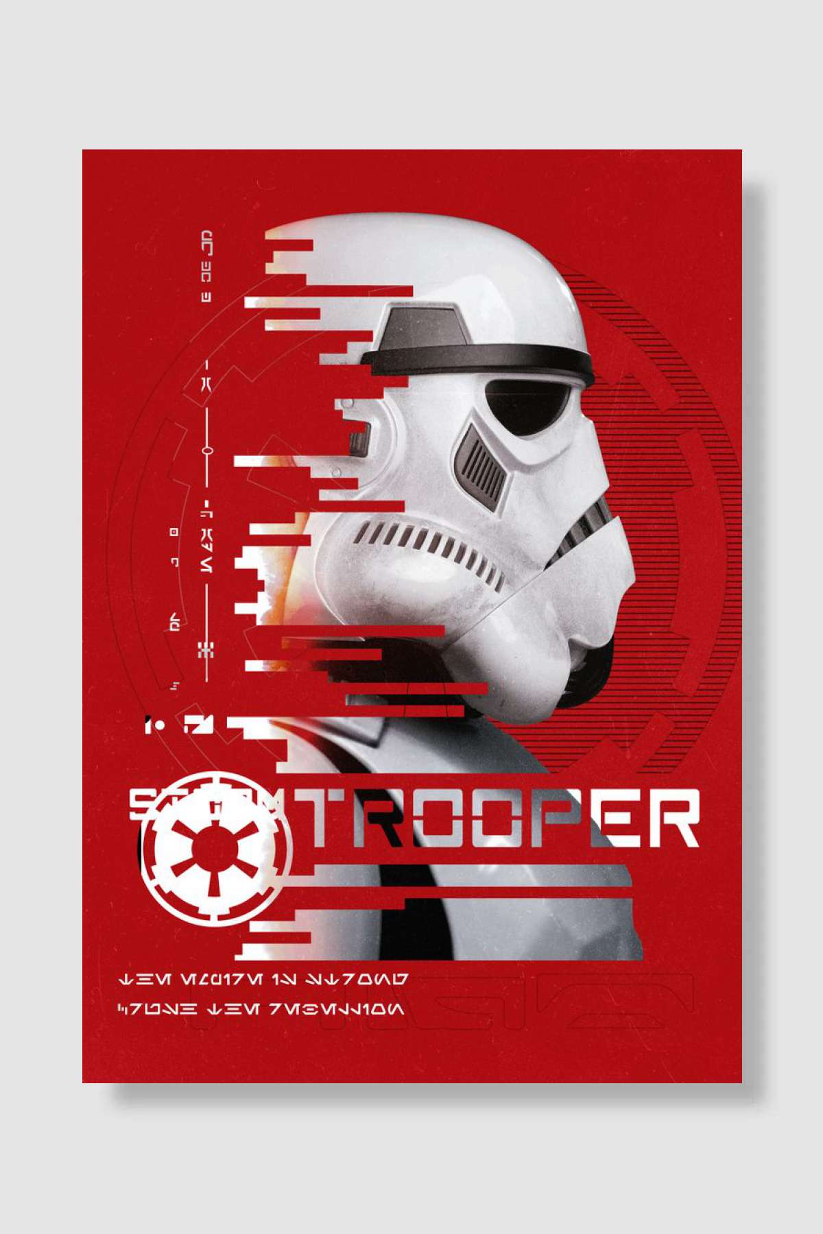 Stormtrooper Oyun Poster Çerçevesiz Yüksek Kalite Oyun Afiş Duvar Poster