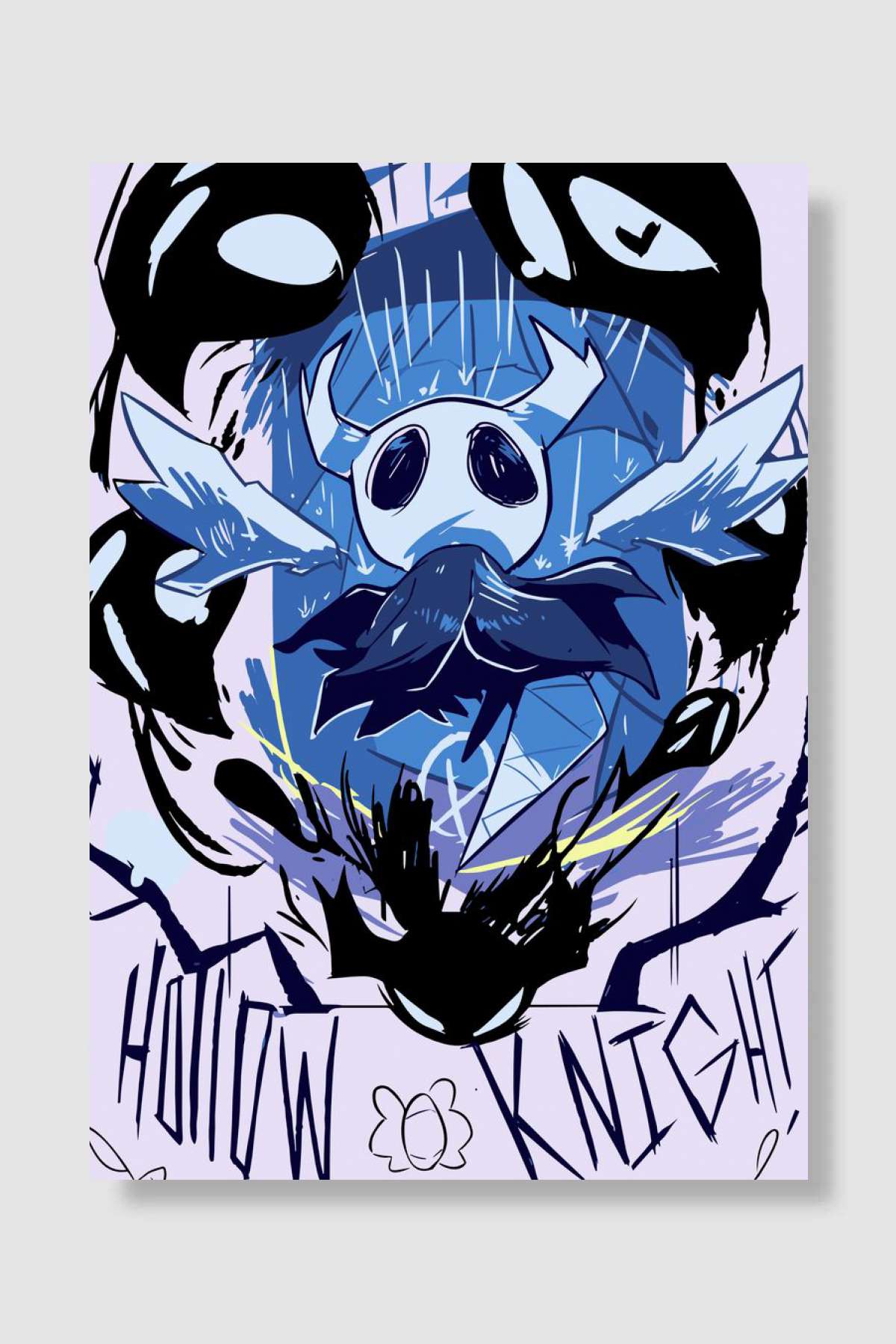 Hollow Knight Game Gaming Oyun Poster Çerçevesiz Yüksek Kalite Oyun Afiş Duvar Poster