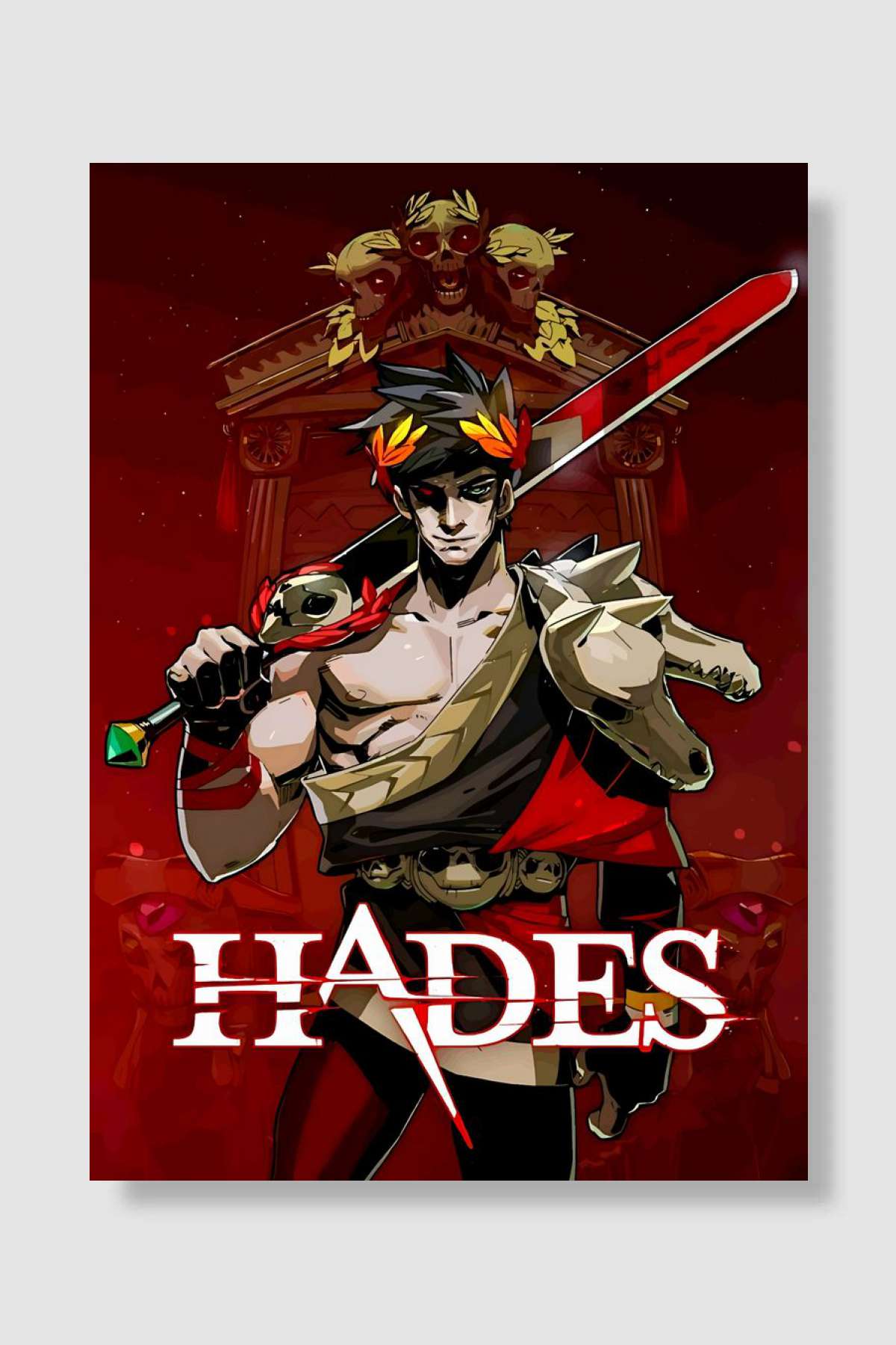 Hades game Oyun Poster Çerçevesiz Yüksek Kalite Oyun Afiş Duvar Poster