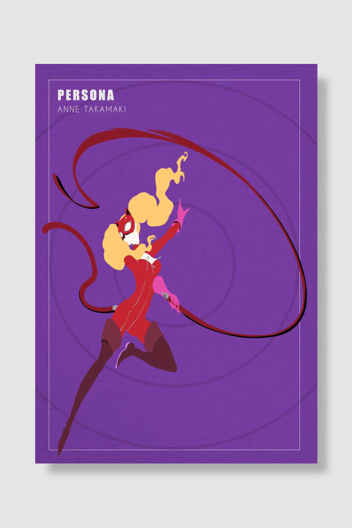 Persona 5 hero Minimalist Oyun Poster Çerçevesiz Yüksek Kalite Oyun Afiş Duvar Poster