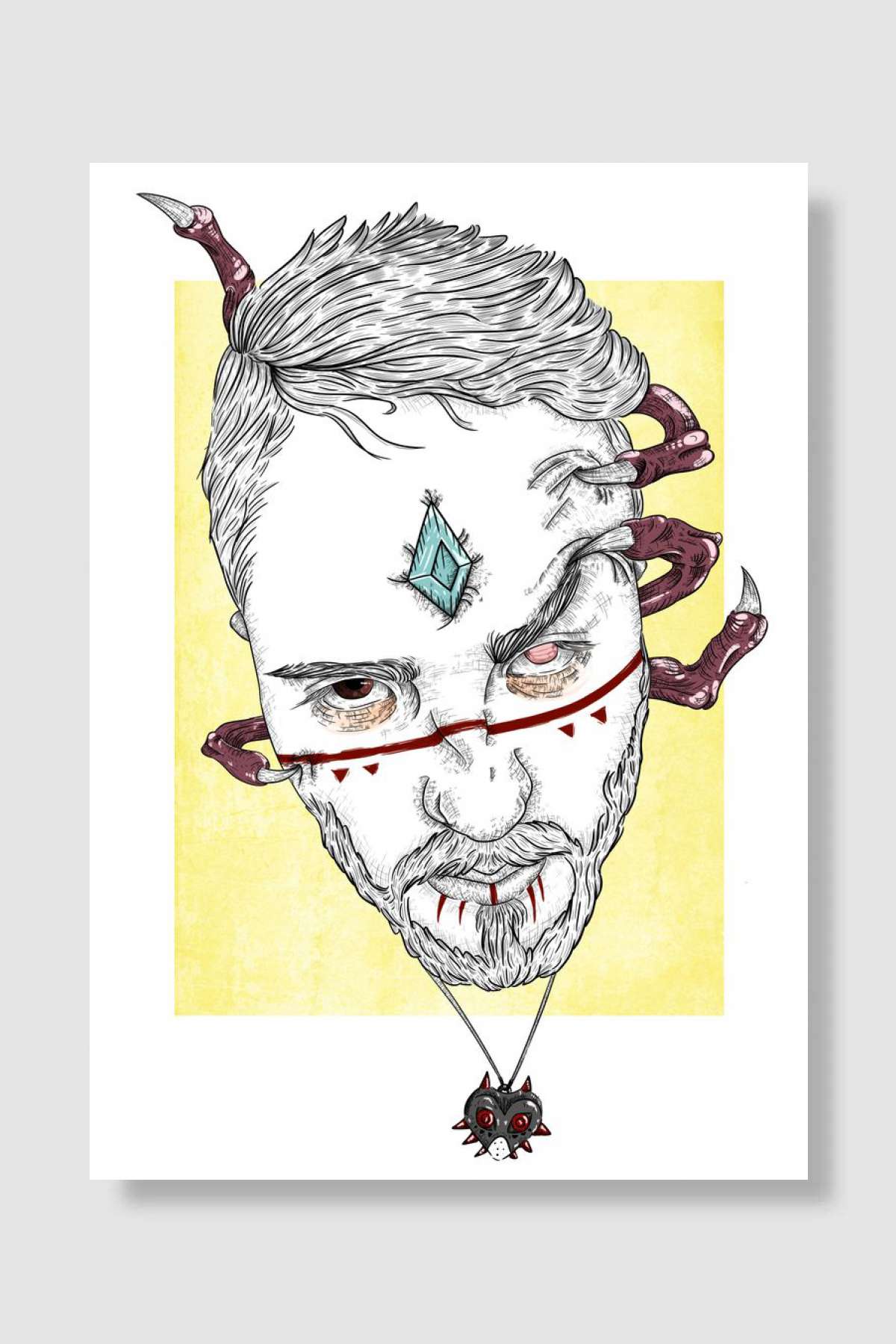 I AND THOSE WHO LIVE IN MY Oyun Poster Çerçevesiz Yüksek Kalite Oyun Afiş Duvar Poster