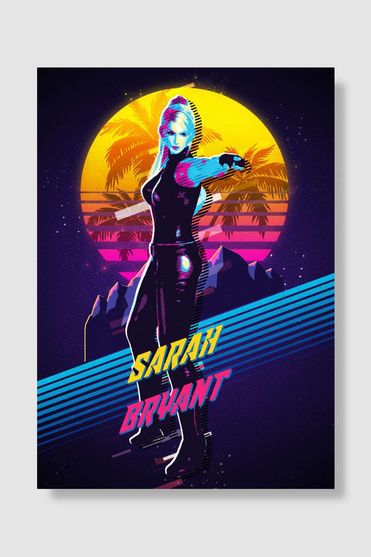 SARAH BRYANT Oyun Poster Çerçevesiz Yüksek Kalite Oyun Afiş Duvar Poster