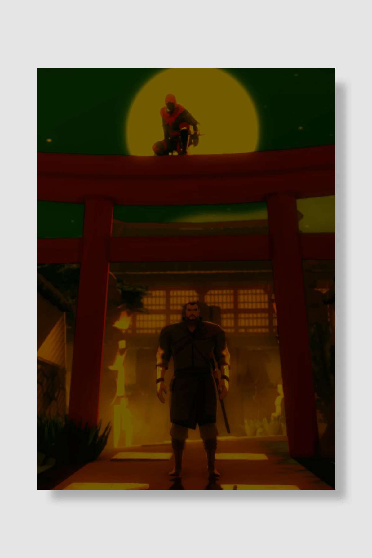 Aragami Oyun Poster Çerçevesiz Yüksek Kalite Oyun Afiş Duvar Poster - En İyi Fiyatlarla