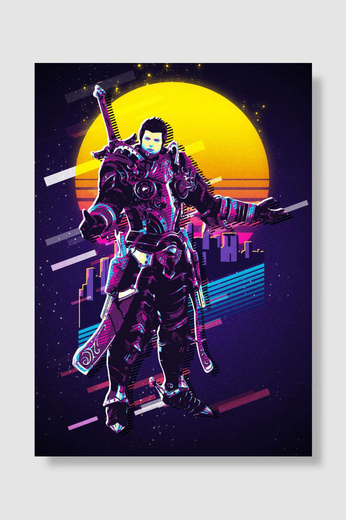 Kingdom Under Fire Oyun Poster Çerçevesiz Yüksek Kalite Oyun Afiş Duvar Poster