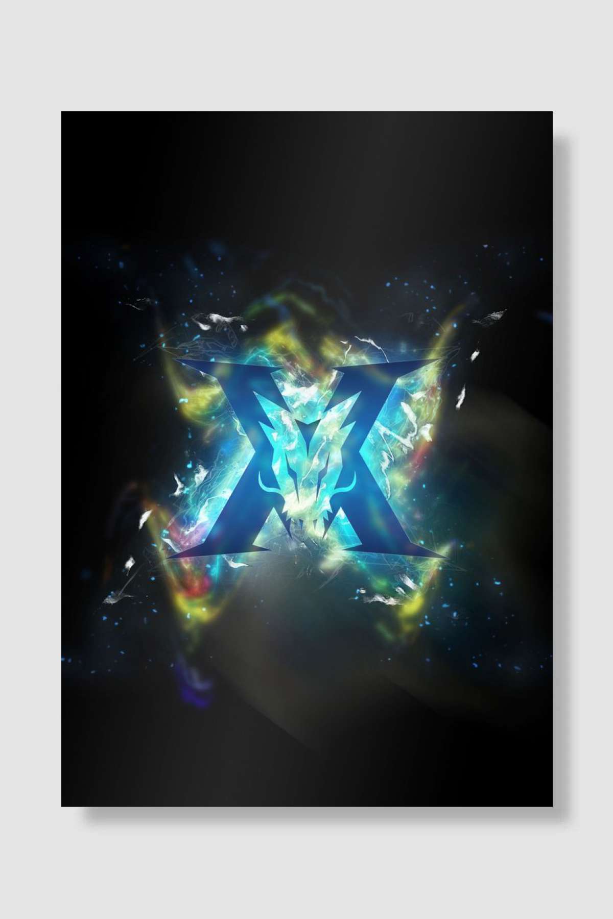 Kingzone DragonX Oyun Poster Çerçevesiz Yüksek Kalite Oyun Afiş Duvar Poster