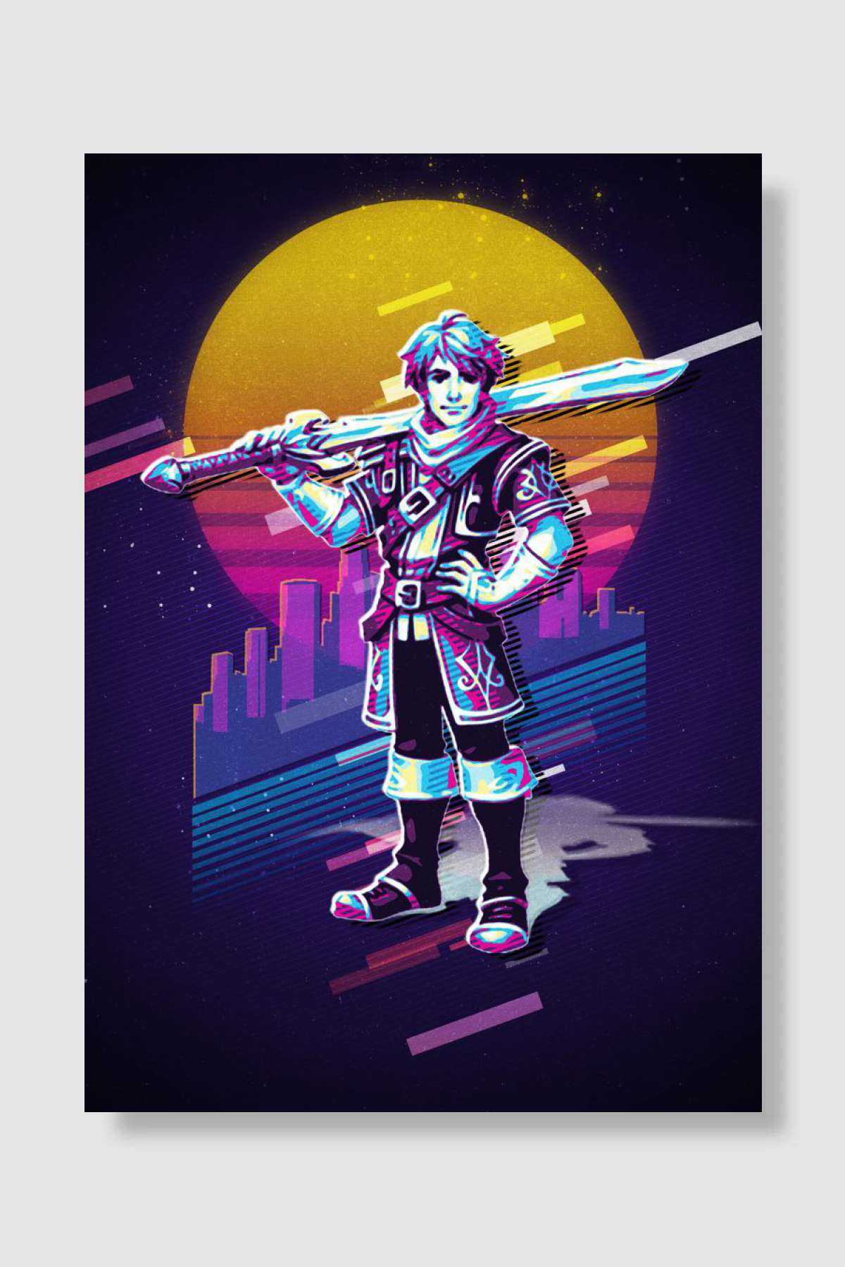 MMORPG Massively Multipla Oyun Poster Çerçevesiz Yüksek Kalite Oyun Afiş Duvar Poster