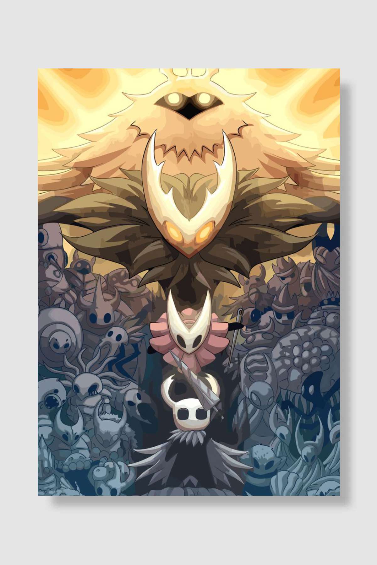 hollow knight Oyun Poster Çerçevesiz Yüksek Kalite Oyun Afiş Duvar Poster