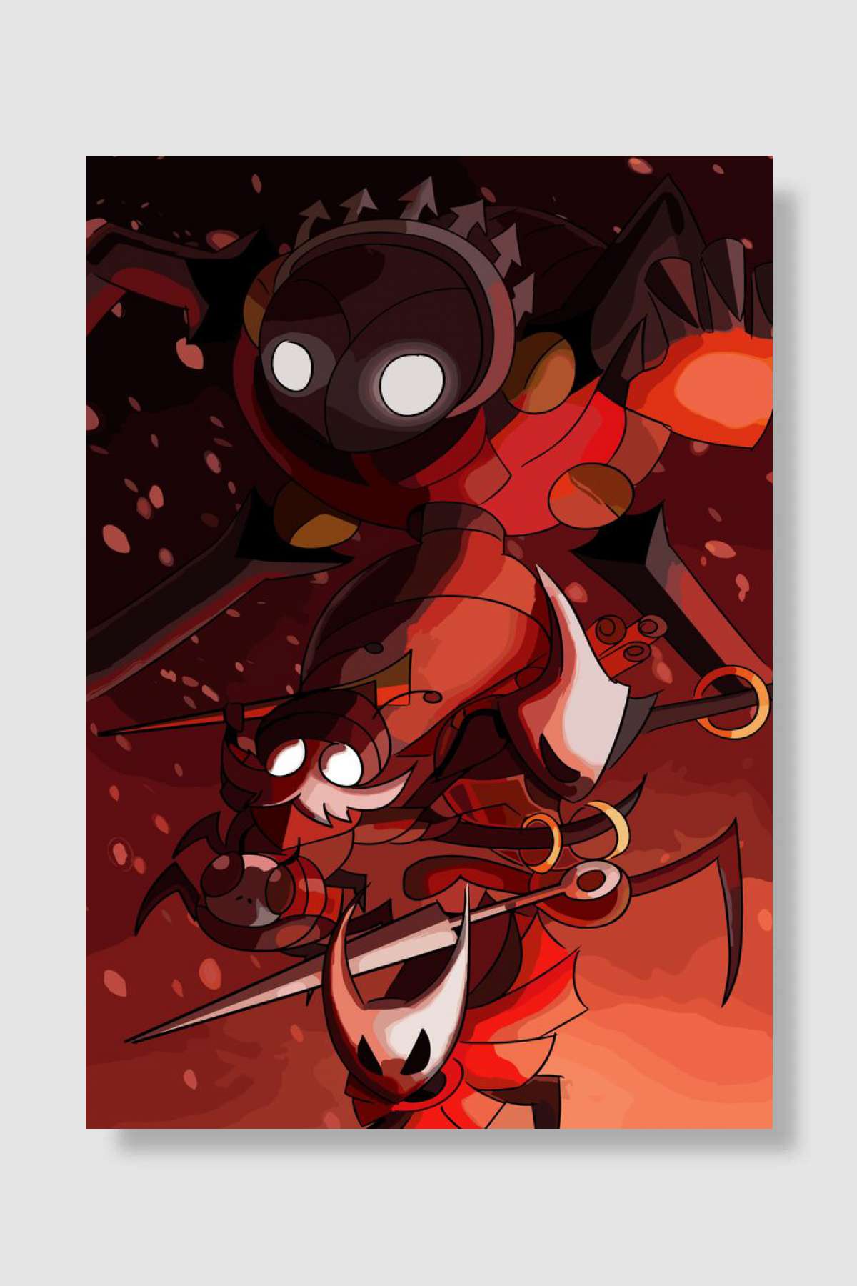 hollow knight Oyun Poster Çerçevesiz Yüksek Kalite Oyun Afiş Duvar Poster