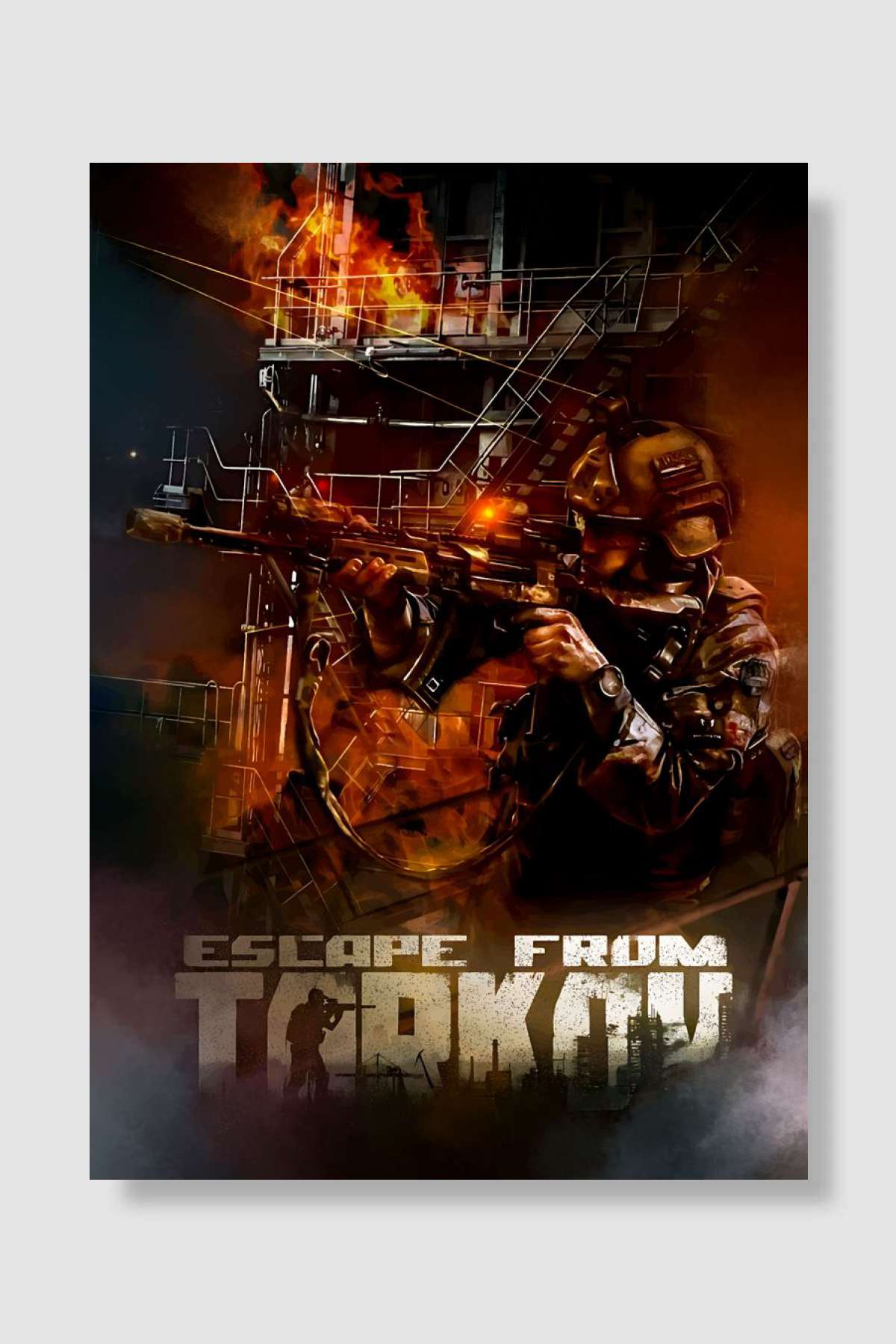 Escape from tarkov game Oyun Poster Çerçevesiz Yüksek Kalite Oyun Afiş Duvar Poster