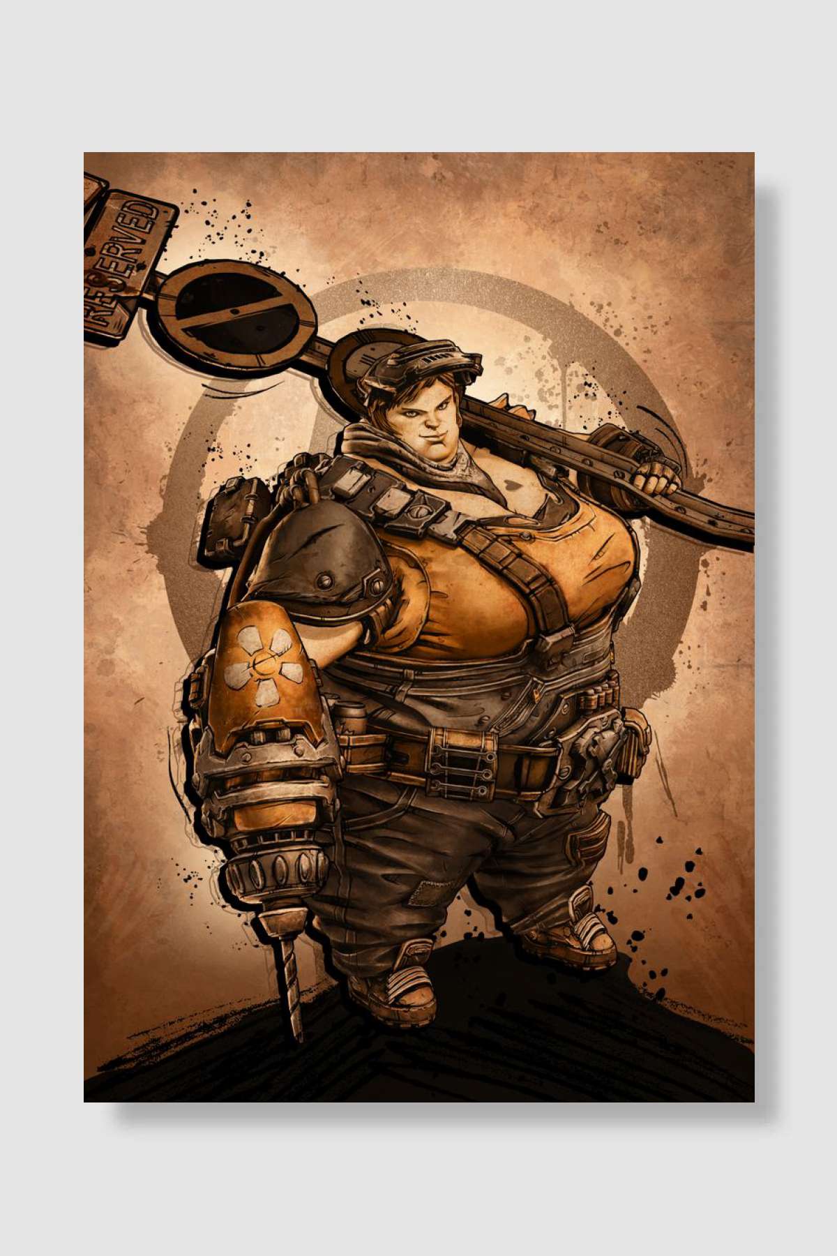 Ellie Oyun Poster Çerçevesiz Yüksek Kalite Oyun Afiş Duvar Poster