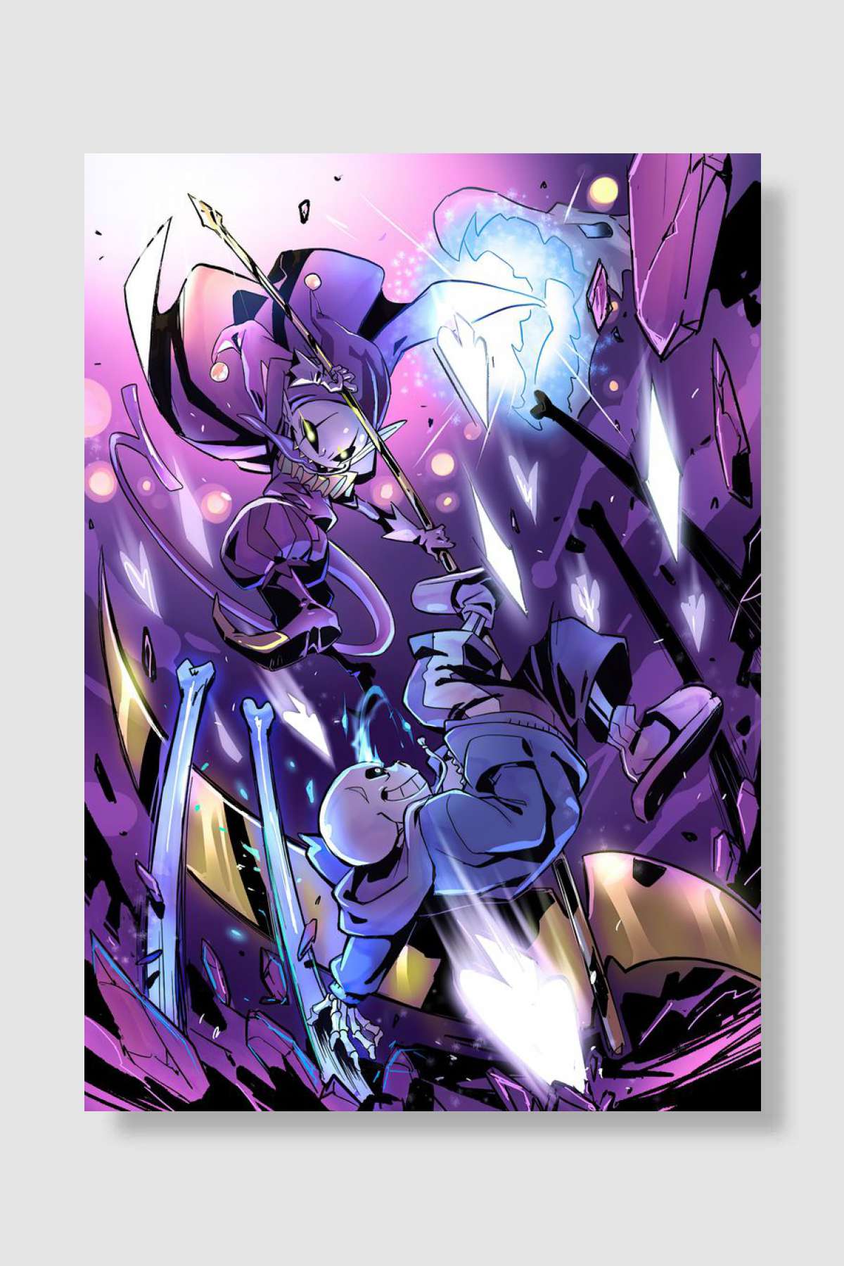 Undertale Oyun Poster Çerçevesiz Yüksek Kalite Oyun Afiş Duvar Poster