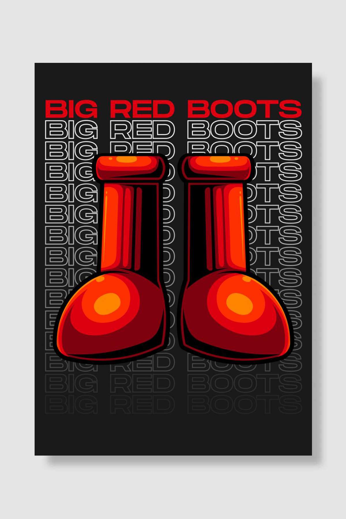 Hype Boots Oyun Poster Çerçevesiz Yüksek Kalite Oyun Afiş Duvar Poster