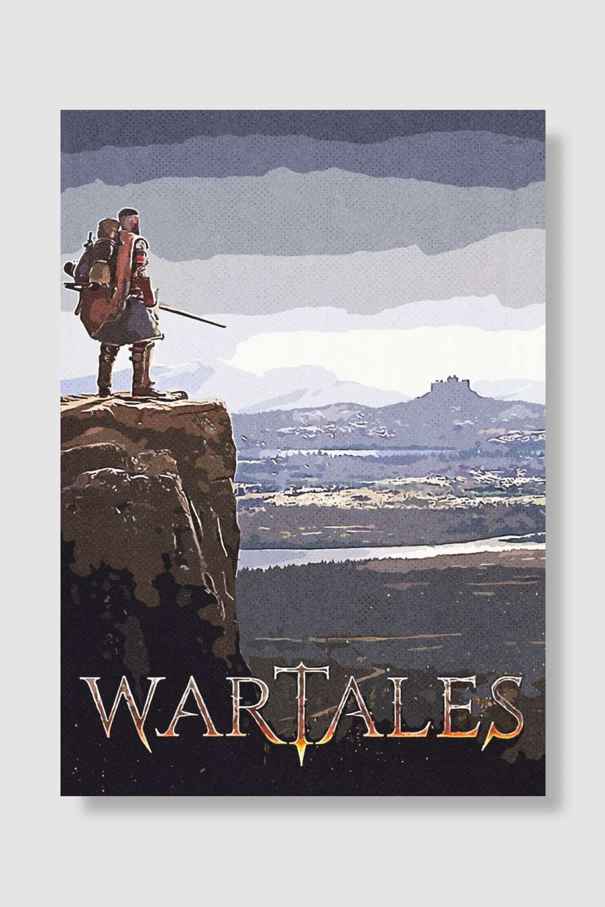 Wartales Vintage Oyun Poster Çerçevesiz Yüksek Kalite Oyun Afiş Duvar Poster