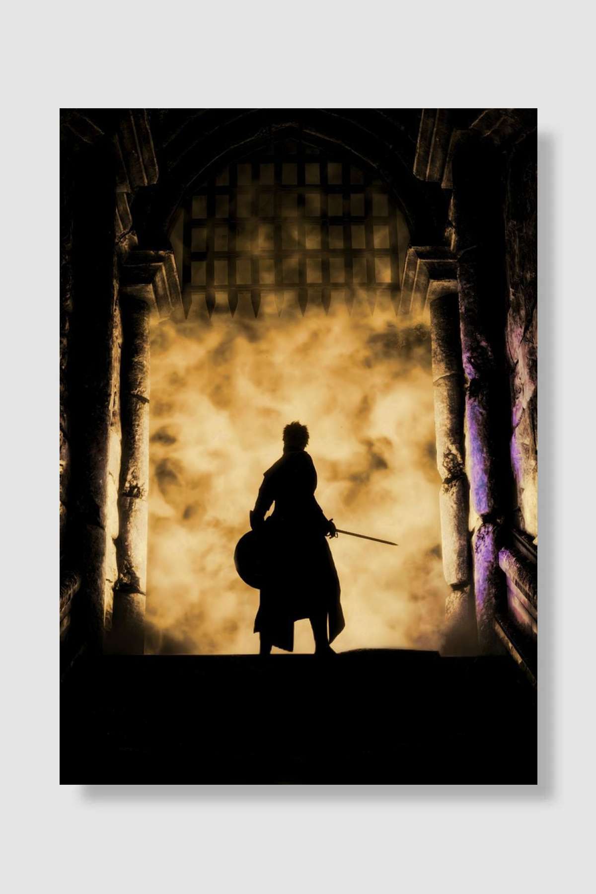demon s souls Oyun Poster Çerçevesiz Yüksek Kalite Oyun Afiş Duvar Poster - En İyi Fiyatlarla