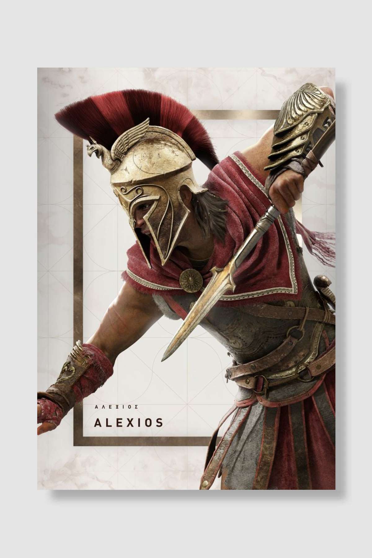 Alexios Oyun Poster Çerçevesiz Yüksek Kalite Oyun Afiş Duvar Poster - En İyi Fiyatlarla
