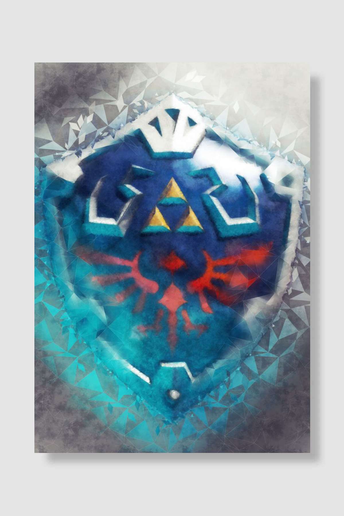 Master Shield Zelda Oyun Poster Çerçevesiz Yüksek Kalite Oyun Afiş Duvar Poster - En İyi Fiyatlarla