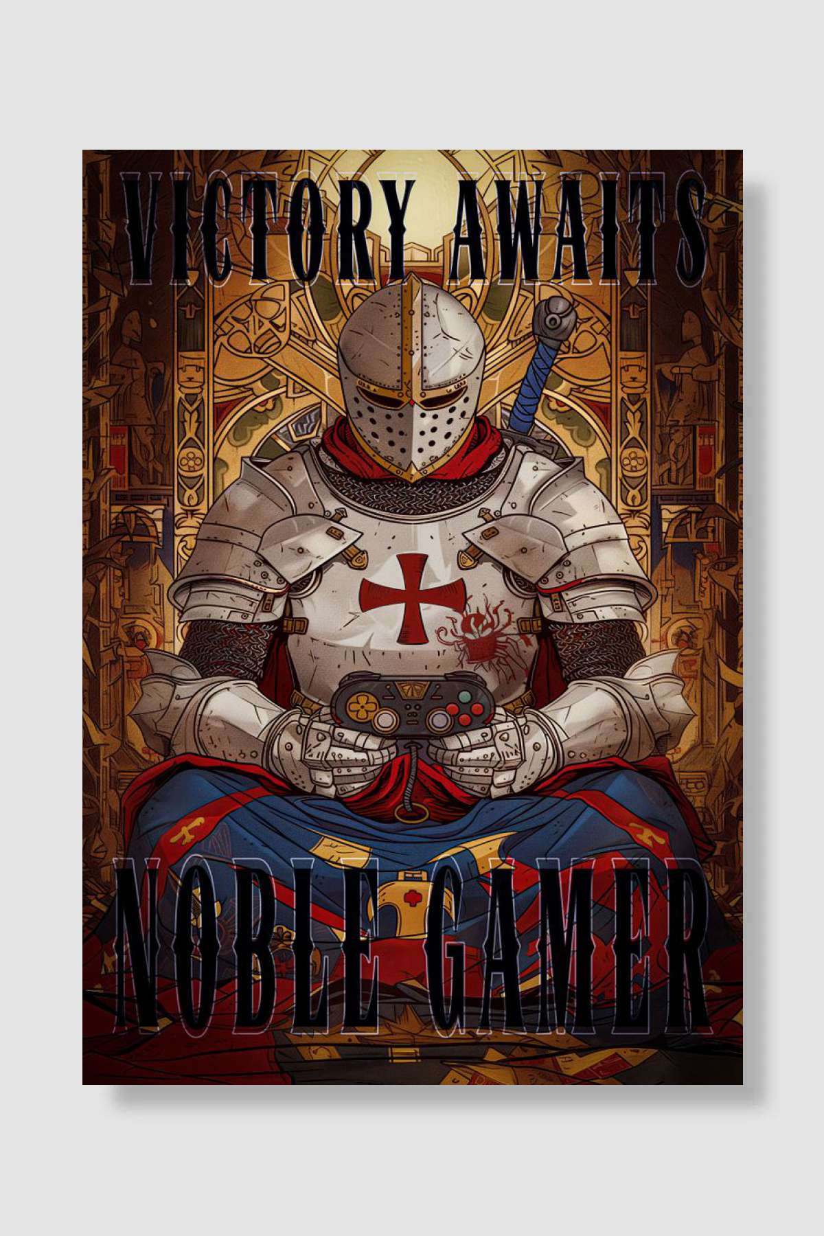 Victory Gaming Poster Oyun Poster Çerçevesiz Yüksek Kalite Oyun Afiş Duvar Poster